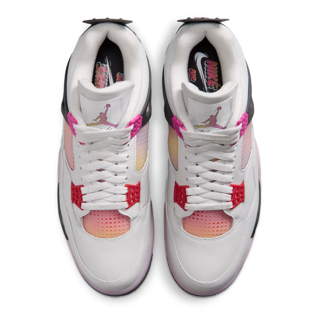 [PRE-ORDER] (Men's) Air Jordan 4 Retro "Comic Dunk" (2026) [JA1135-100] Sneakers in White | FOOT NINJAS [4]