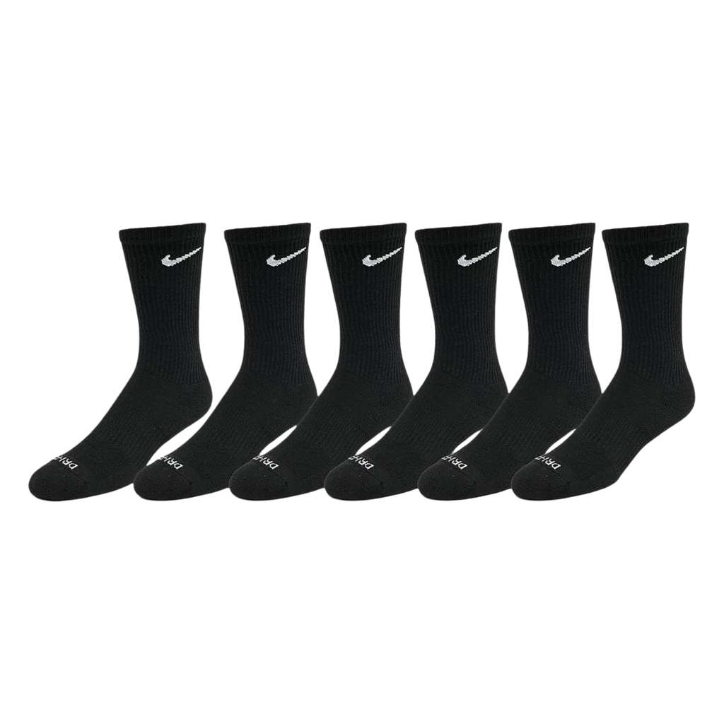 Nike Dri-FIT Everyday Plus Cushioned High Training Crew Socks (6 Pack) | FOOT NINJAS {2}