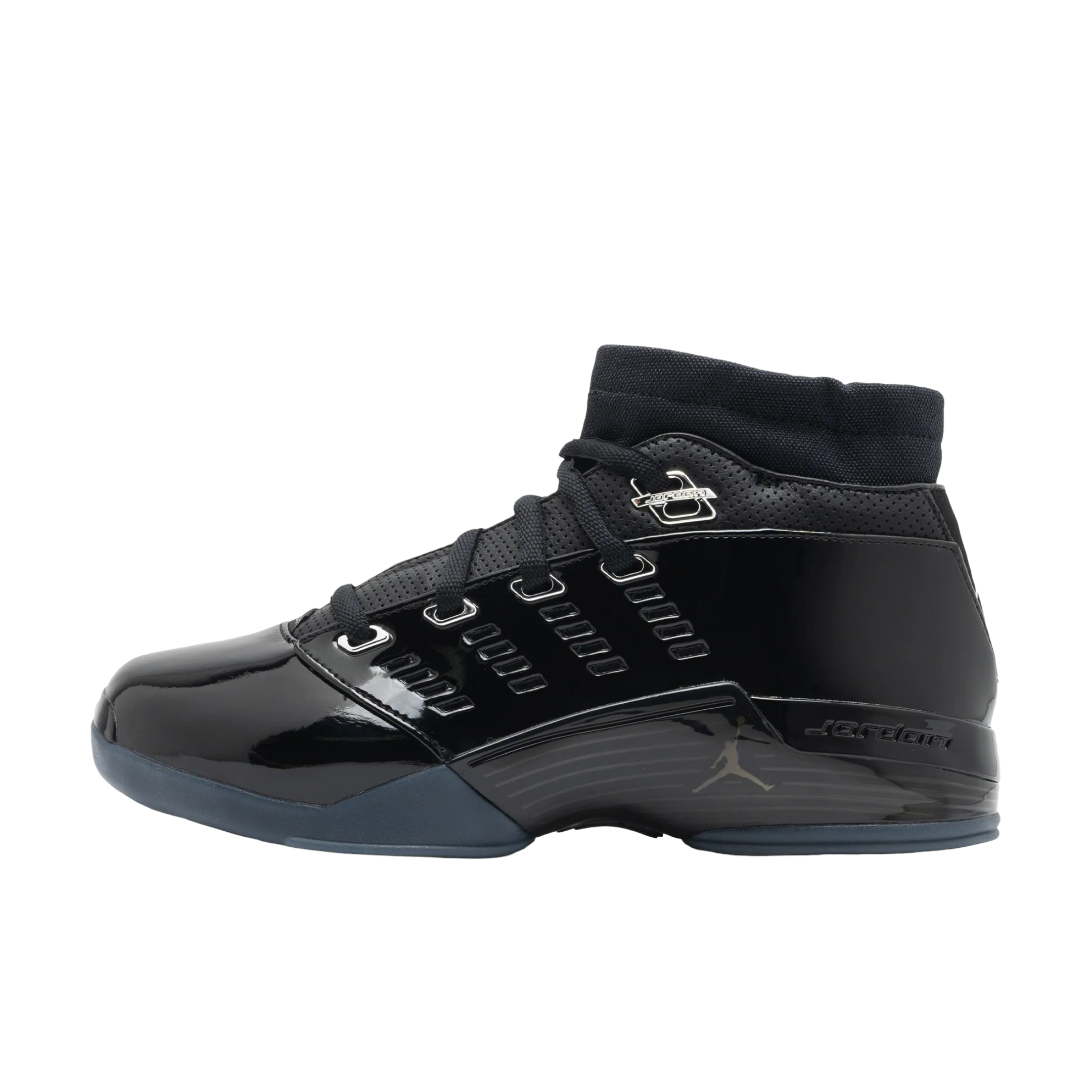 (Men's) Air Jordan 17 Retro Low "Black Patent" (2026) [IV7640-001] Sneakers in Black | FOOT NINJAS {1}