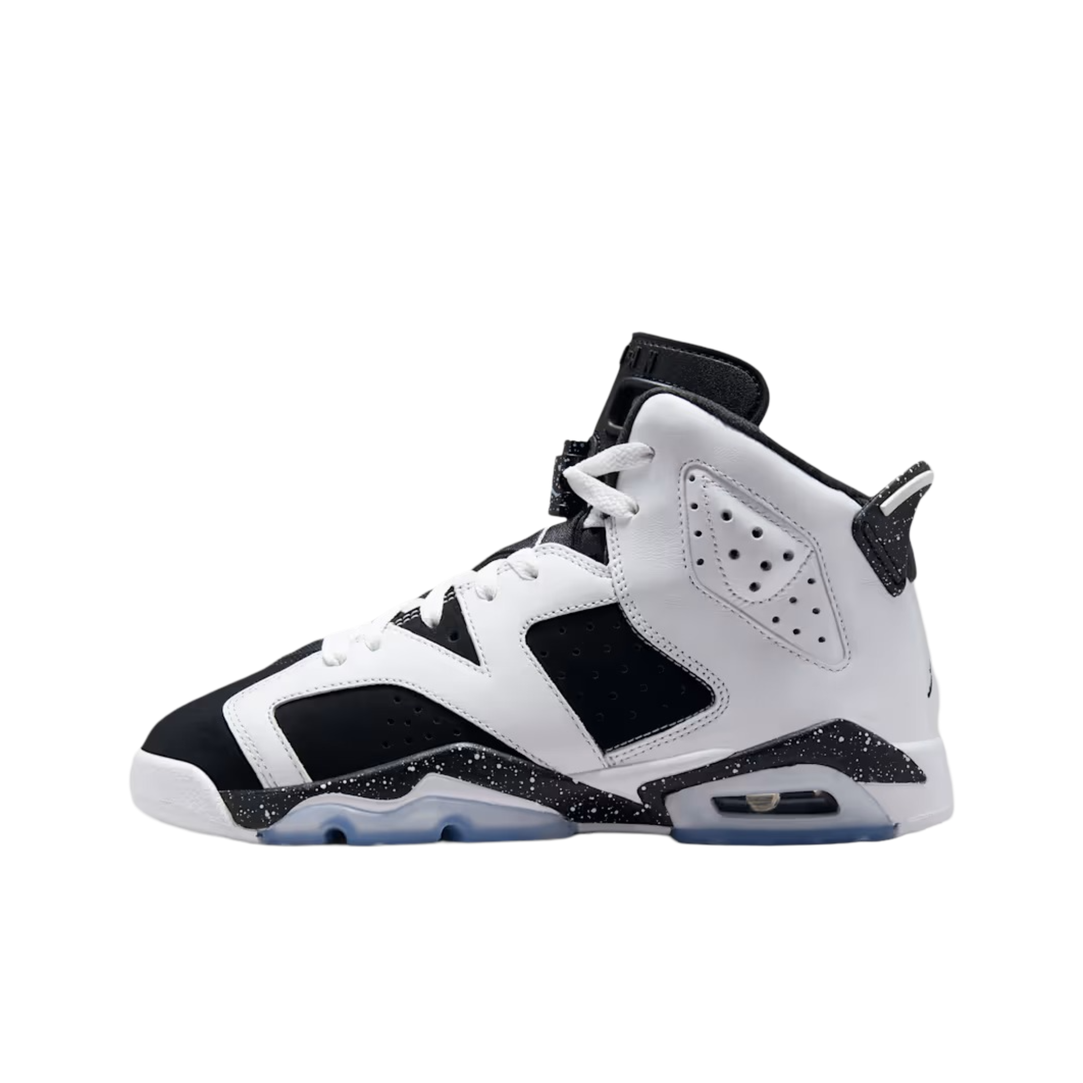 (GS) Air Jordan 6 Retro "Oreo" (2026) [384665-108] Sneakers in Black | FOOT NINJAS {1}