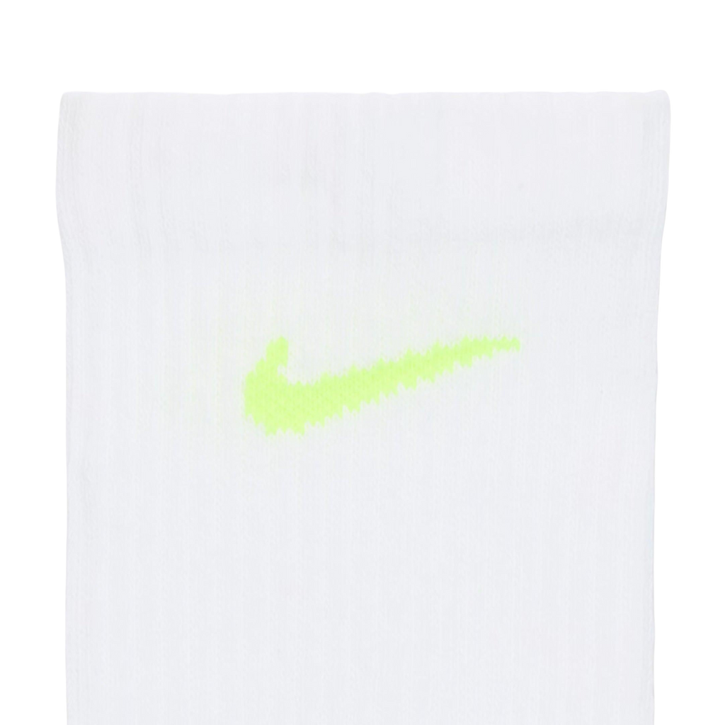 Nike Dri-FIT Everyday Plus Cushioned High Training Crew Socks (6 Pack) White / Multicolor [SX6897-968] | FOOT NINJAS {4}