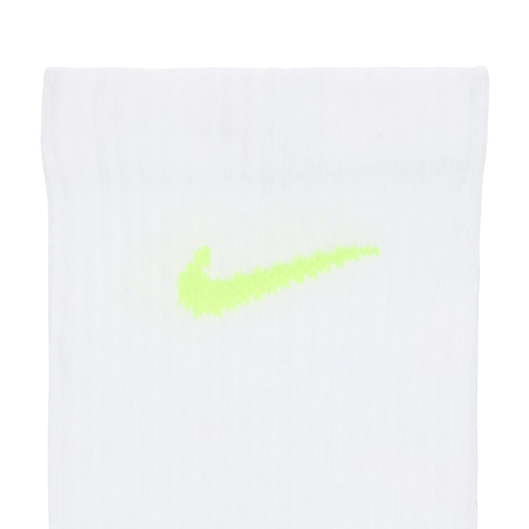 Nike Dri-FIT Everyday Plus Cushioned High Training Crew Socks (6 Pack) White / Multicolor [SX6897-968] | FOOT NINJAS {4}