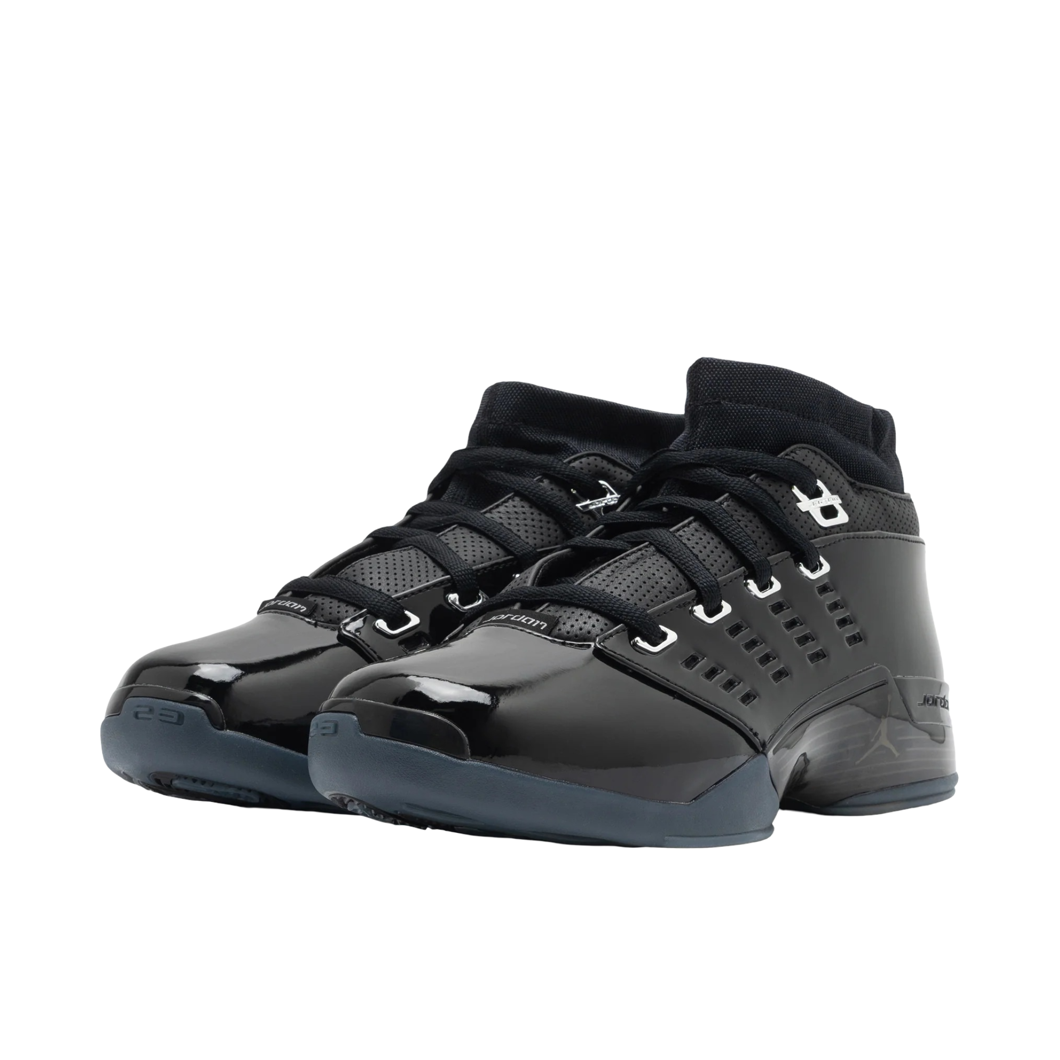 (Men's) Air Jordan 17 Retro Low "Black Patent" (2026) [IV7640-001] Sneakers in Black | FOOT NINJAS {2}