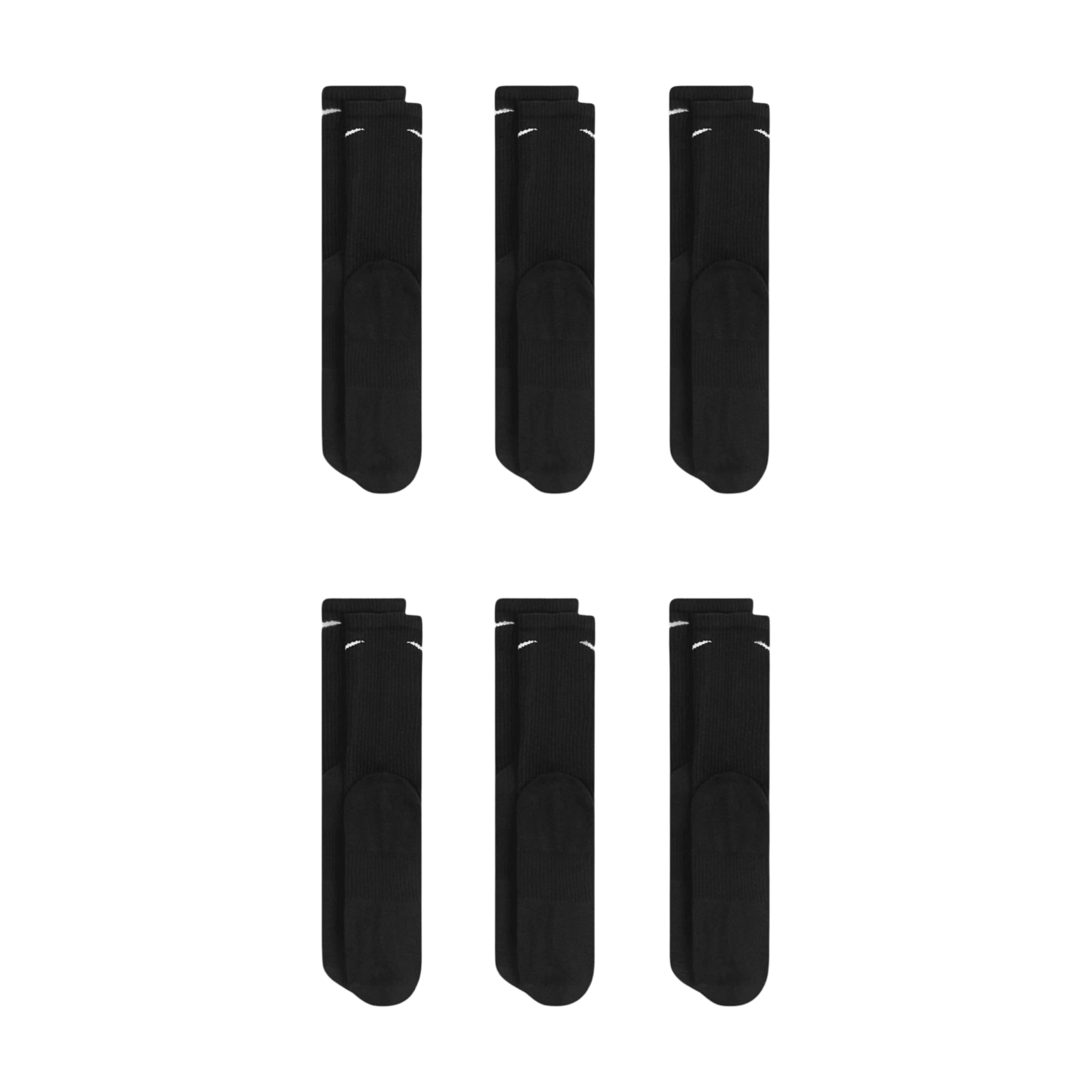 Nike Dri-FIT Everyday Plus Cushioned High Training Crew Socks (6 Pack) | FOOT NINJAS {4}