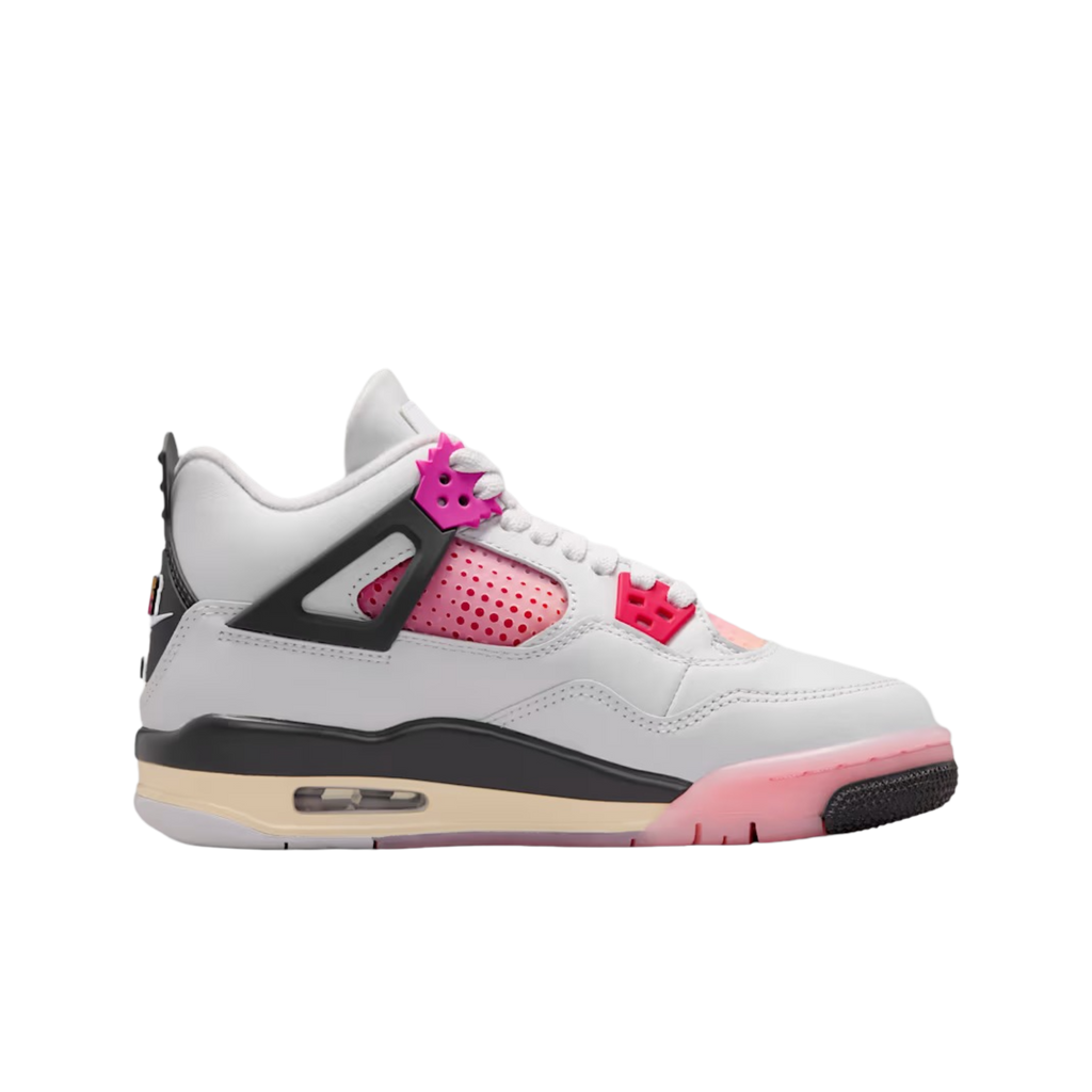 (GS) Air Jordan 4 Retro "Comic Dunk" (2026) [IO2361-100] Sneakers in White | FOOT NINJAS {2}