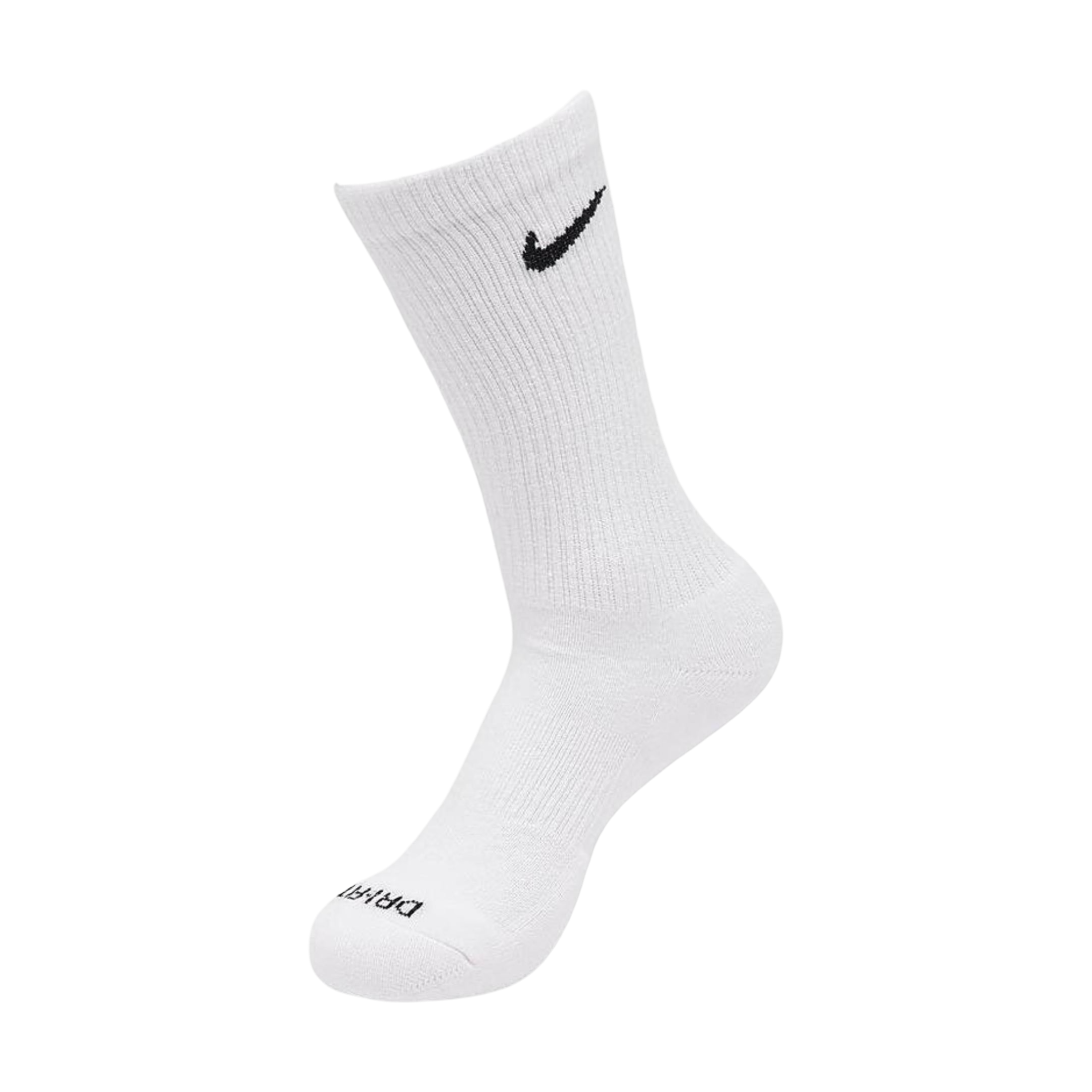 Nike Dri-FIT Everyday Plus Cushioned High Training Crew Socks (6 Pack) White [SX6897-100]