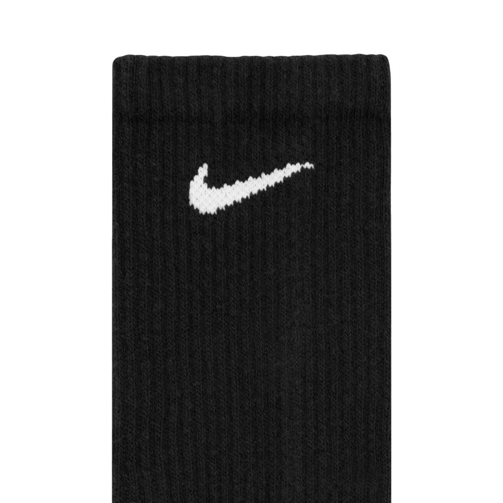 Nike Dri-FIT Everyday Plus Cushioned High Training Crew Socks (6 Pack) White / Black / Carbon Heather Grey [SX6897-965] | FOOT NINJAS {7}