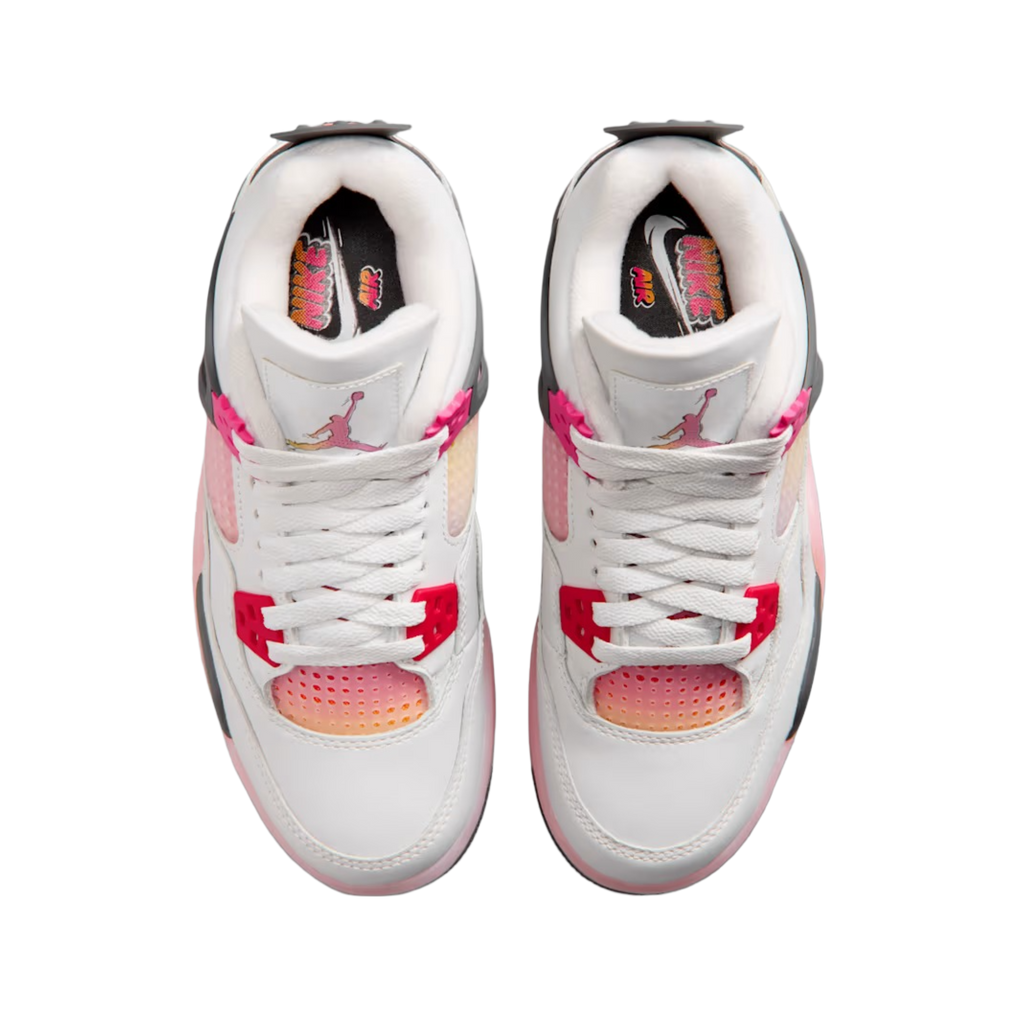 (GS) Air Jordan 4 Retro "Comic Dunk" (2026) [IO2361-100] Sneakers in White | FOOT NINJAS {4}