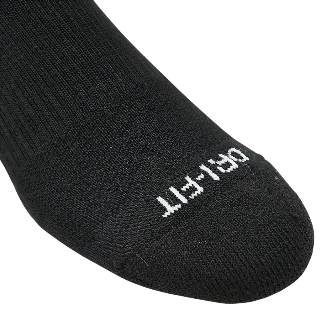 Nike Dri-FIT Everyday Plus Cushioned High Training Crew Socks (6 Pack) Black [SX6897-010]