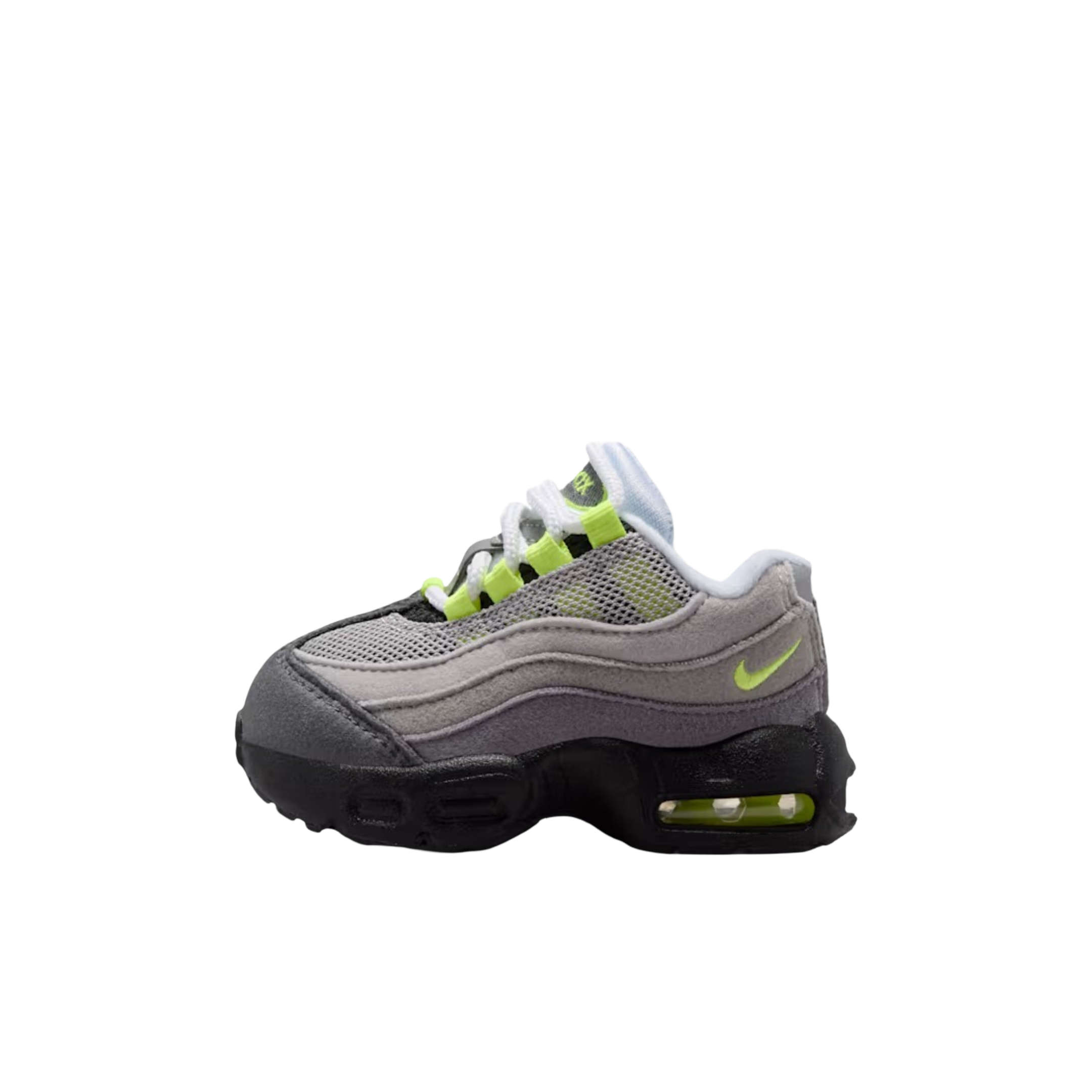 (TD) Nike Air Max 95 OG Big Bubble "Neon Yellow" (2026) [905462-050] Sneakers in Grey | FOOT NINJAS [1]