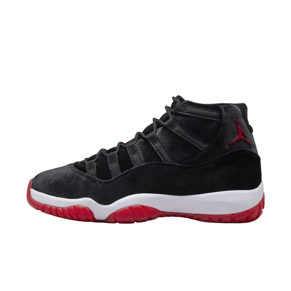 (Women's) Air Jordan 11 Retro "Bred Velvet" (2024) [DB5457-061] Sneakers in Black | FOOT NINJAS [1]