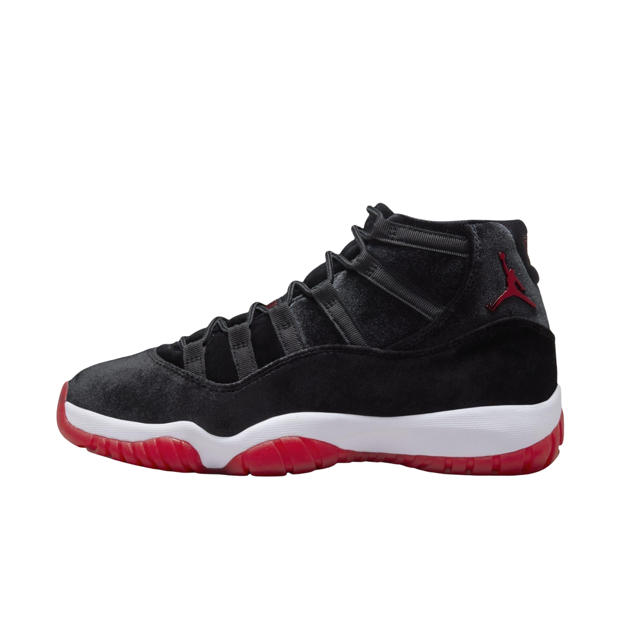 (Women's) Air Jordan 11 Retro "Bred Velvet" (2024) [DB5457-061] Sneakers in Black | FOOT NINJAS [1]