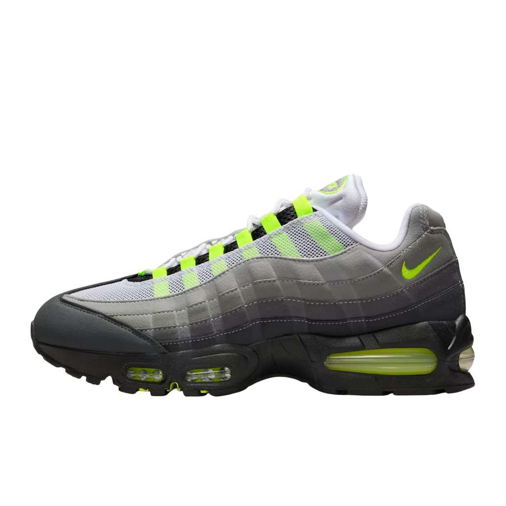(Men's) Nike Air Max 95 OG "Big Bubble Neon" (2025/2026) [HM4740-001] Sneakers in Green | FOOT NINJAS [1]