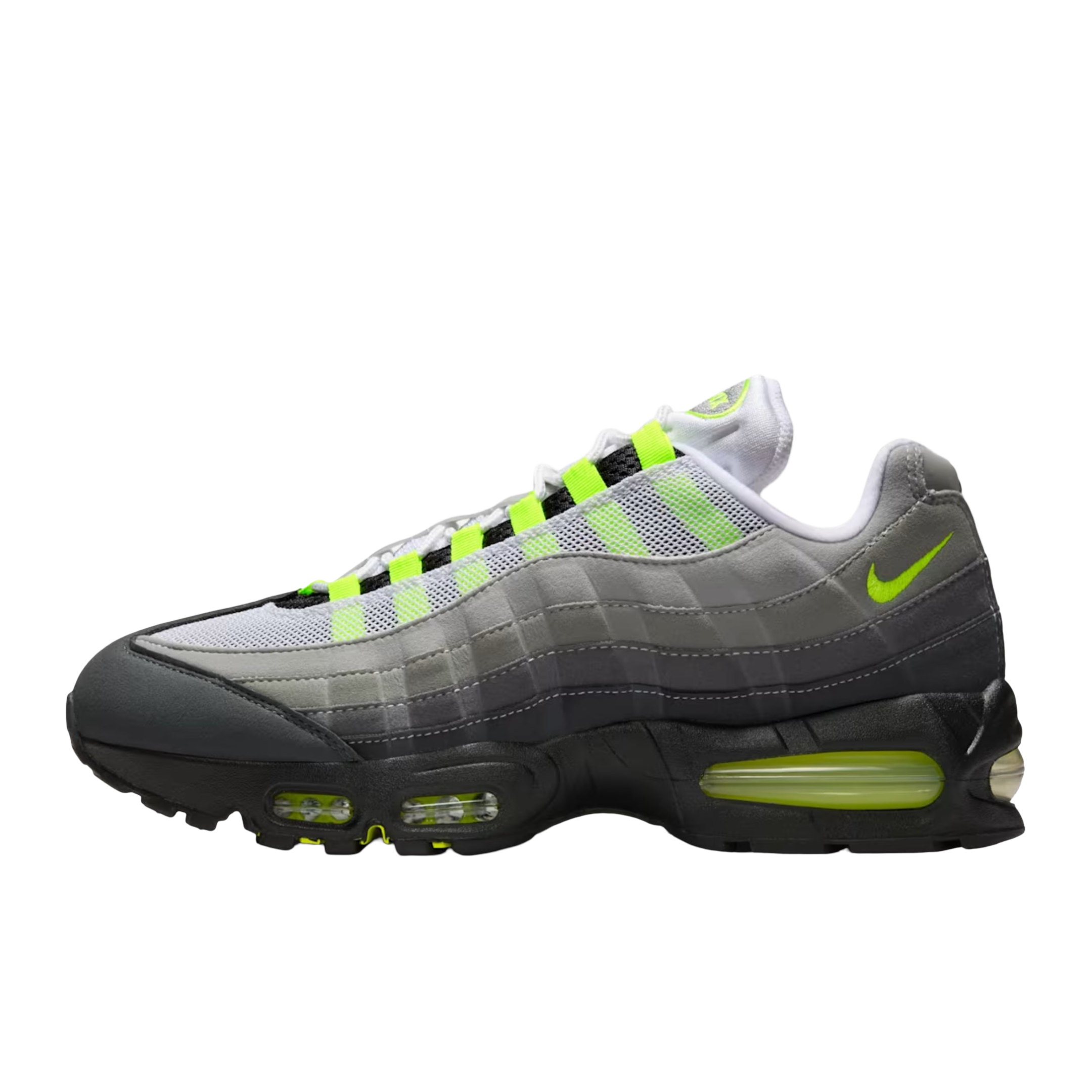 (Men's) Nike Air Max 95 OG "Big Bubble Neon" (2025/2026) [HM4740-001] Sneakers in Green | FOOT NINJAS [1]