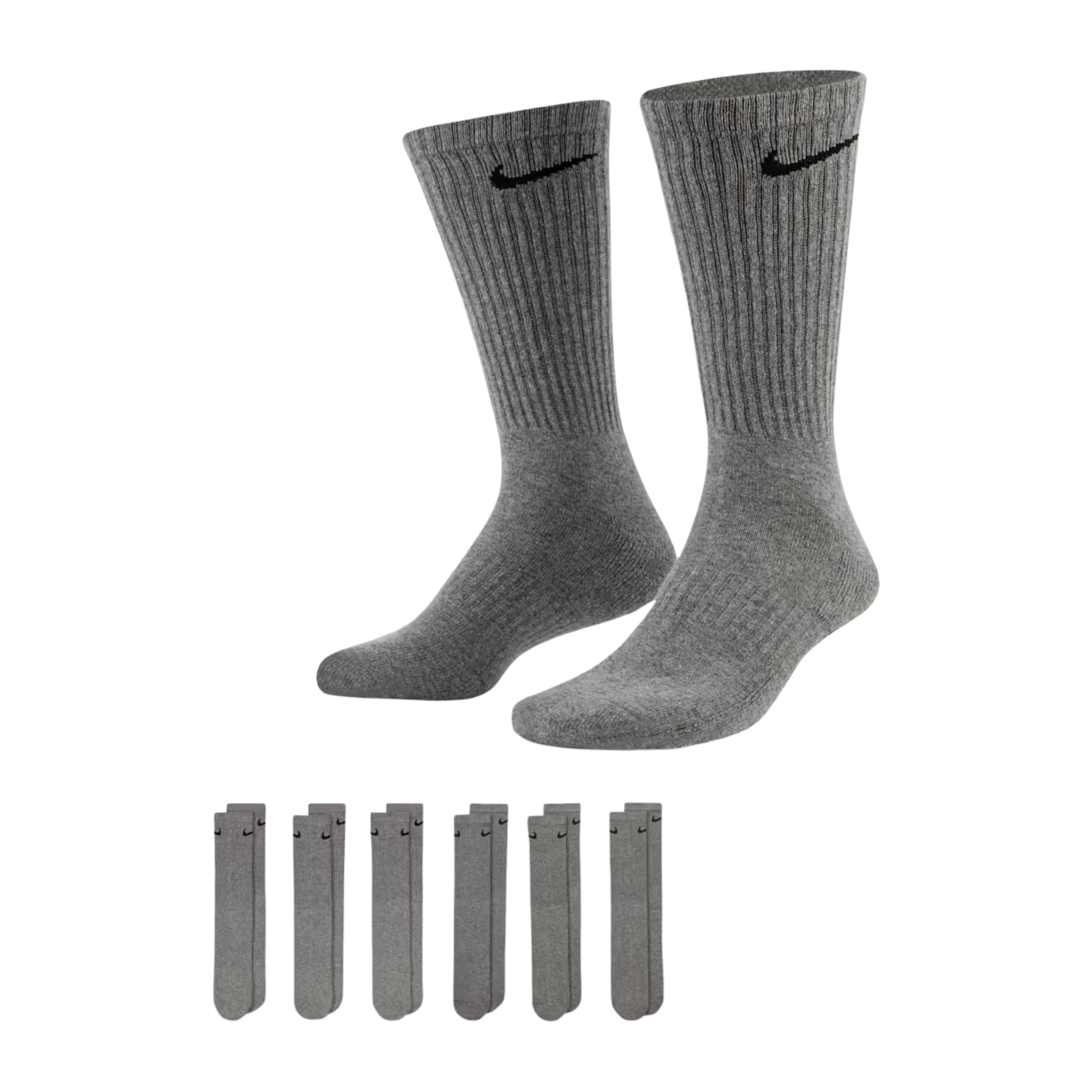 Nike Dri-FIT Everyday Cushioned High Training Crew Socks (6 Pack) | FOOT NINJAS {6}