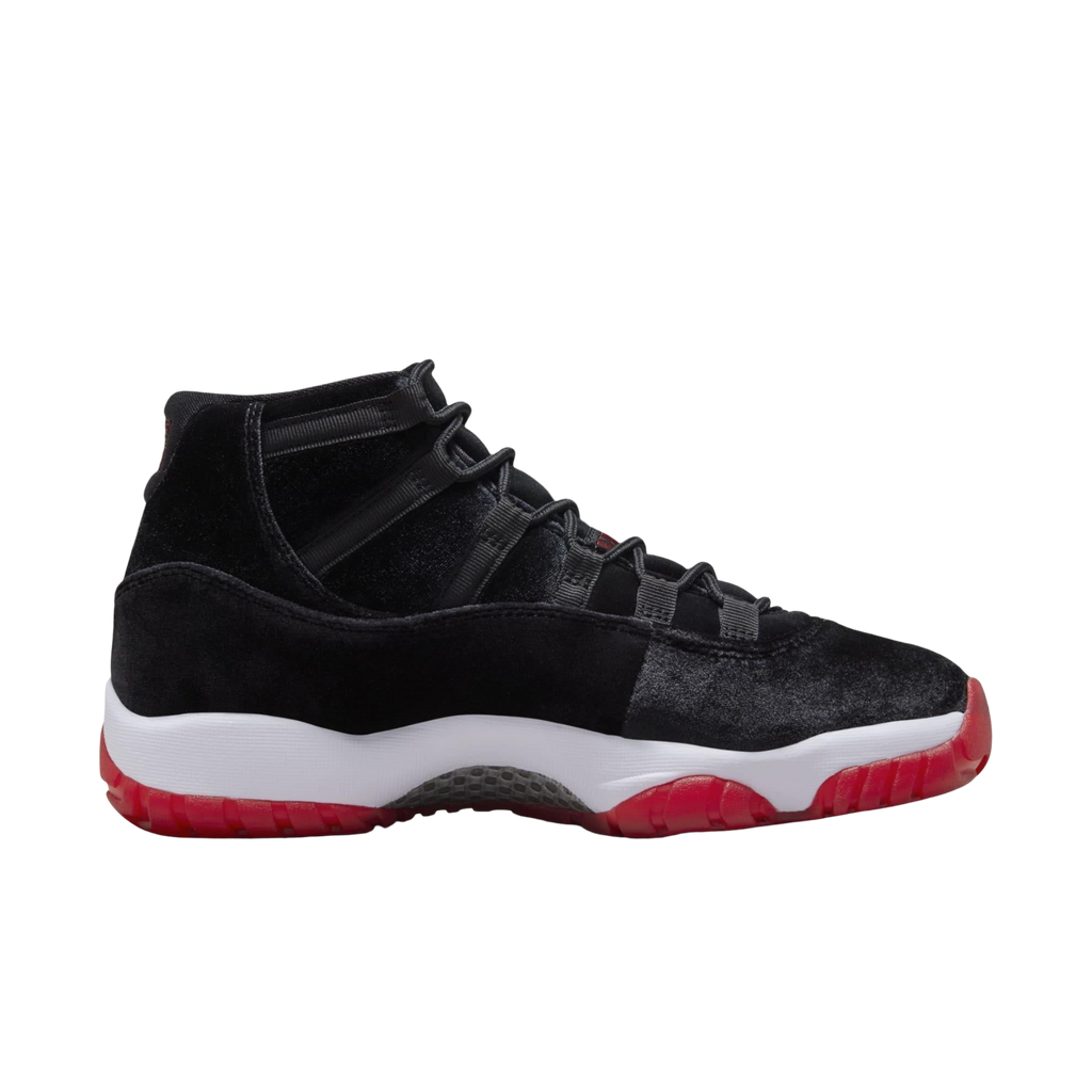 (Women's) Air Jordan 11 Retro "Bred Velvet" (2024) [DB5457-061] Sneakers in Black | FOOT NINJAS [2]