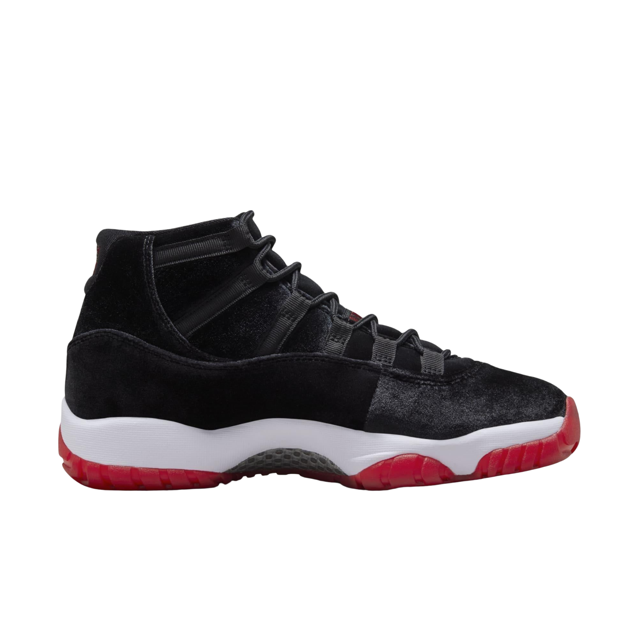 (Women's) Air Jordan 11 Retro "Bred Velvet" (2024) [DB5457-061] Sneakers in Black | FOOT NINJAS [2]