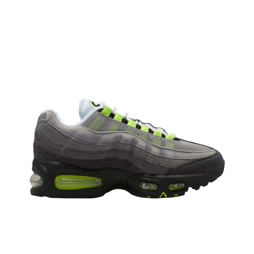 (GS) Nike Air Max 95 OG Big Bubble "Neon Yellow" (2026) [HF7054-050] Sneakers in Grey | FOOT NINJAS [2]