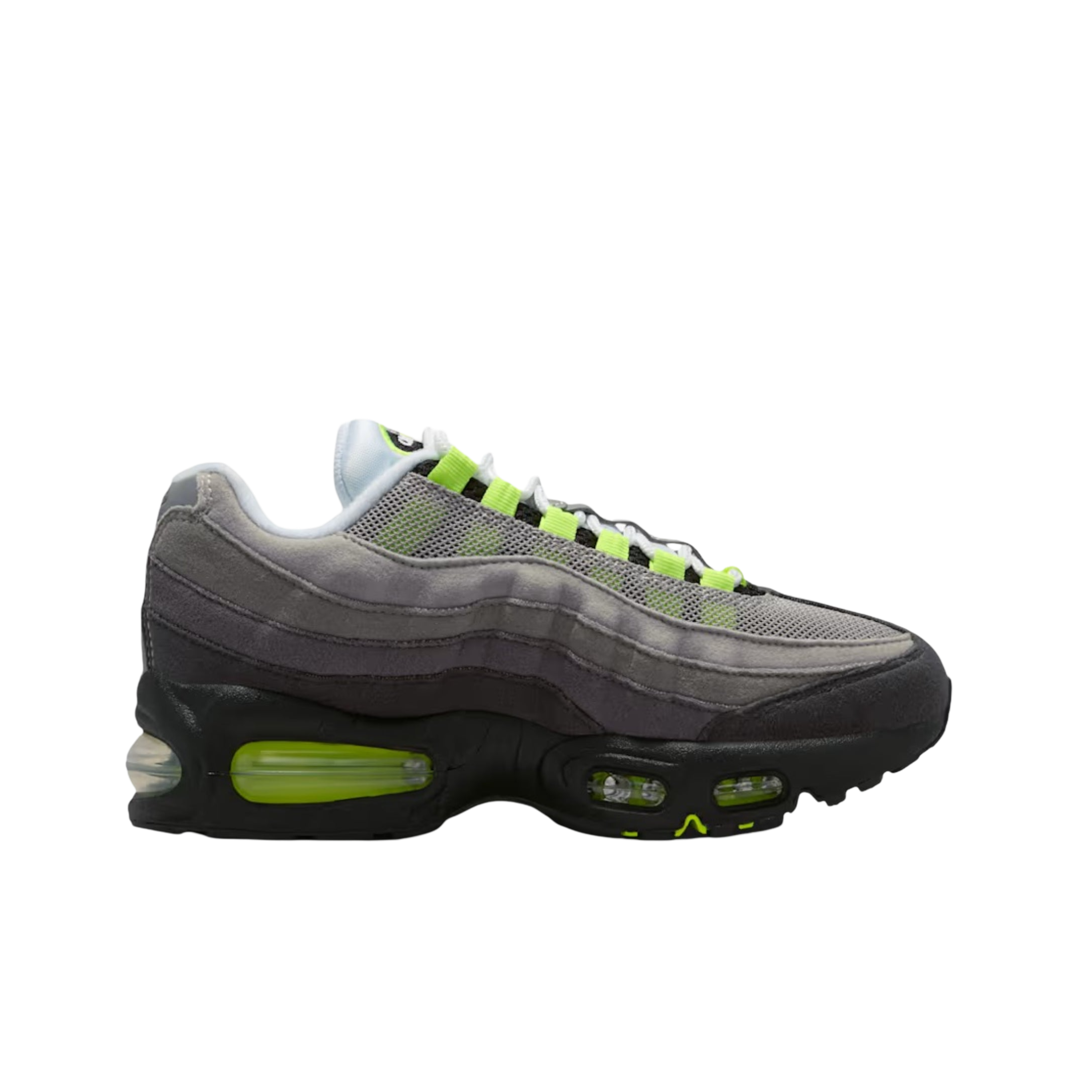 (GS) Nike Air Max 95 OG Big Bubble "Neon Yellow" (2026) [HF7054-050] Sneakers in Grey | FOOT NINJAS [2]