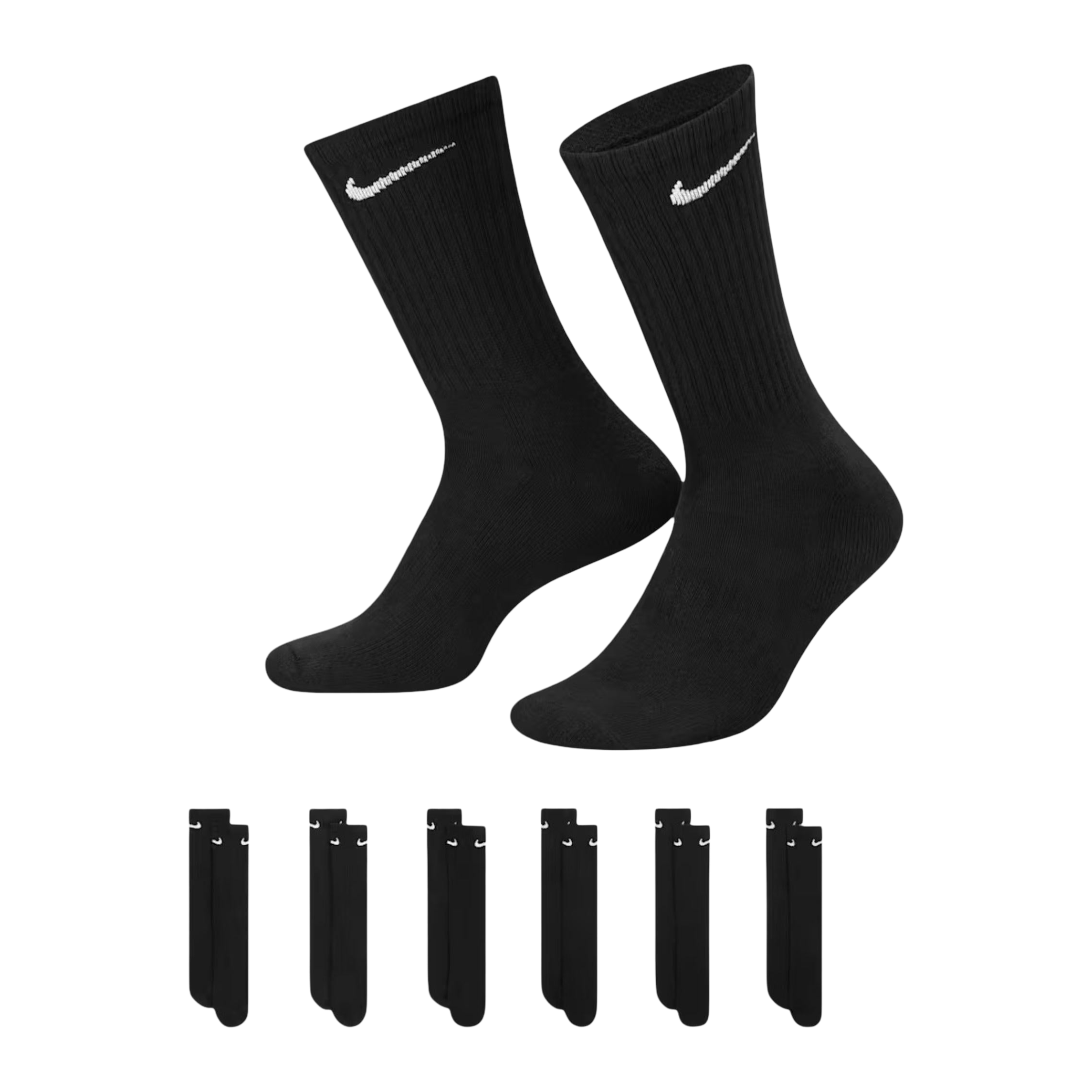 Nike Dri-FIT Everyday Cushioned High Training Crew Socks (6 Pack) | FOOT NINJAS {2}