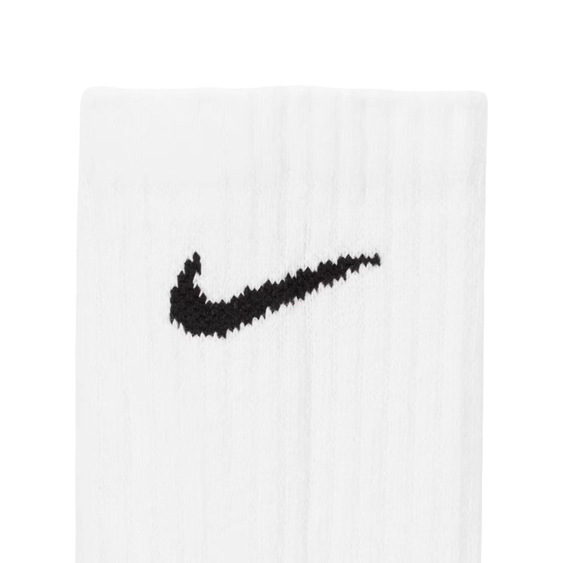 Nike Dri-FIT Everyday Cushioned High Training Crew Socks (6 Pack) White [SX7666-100] | FOOT NINJAS {4}