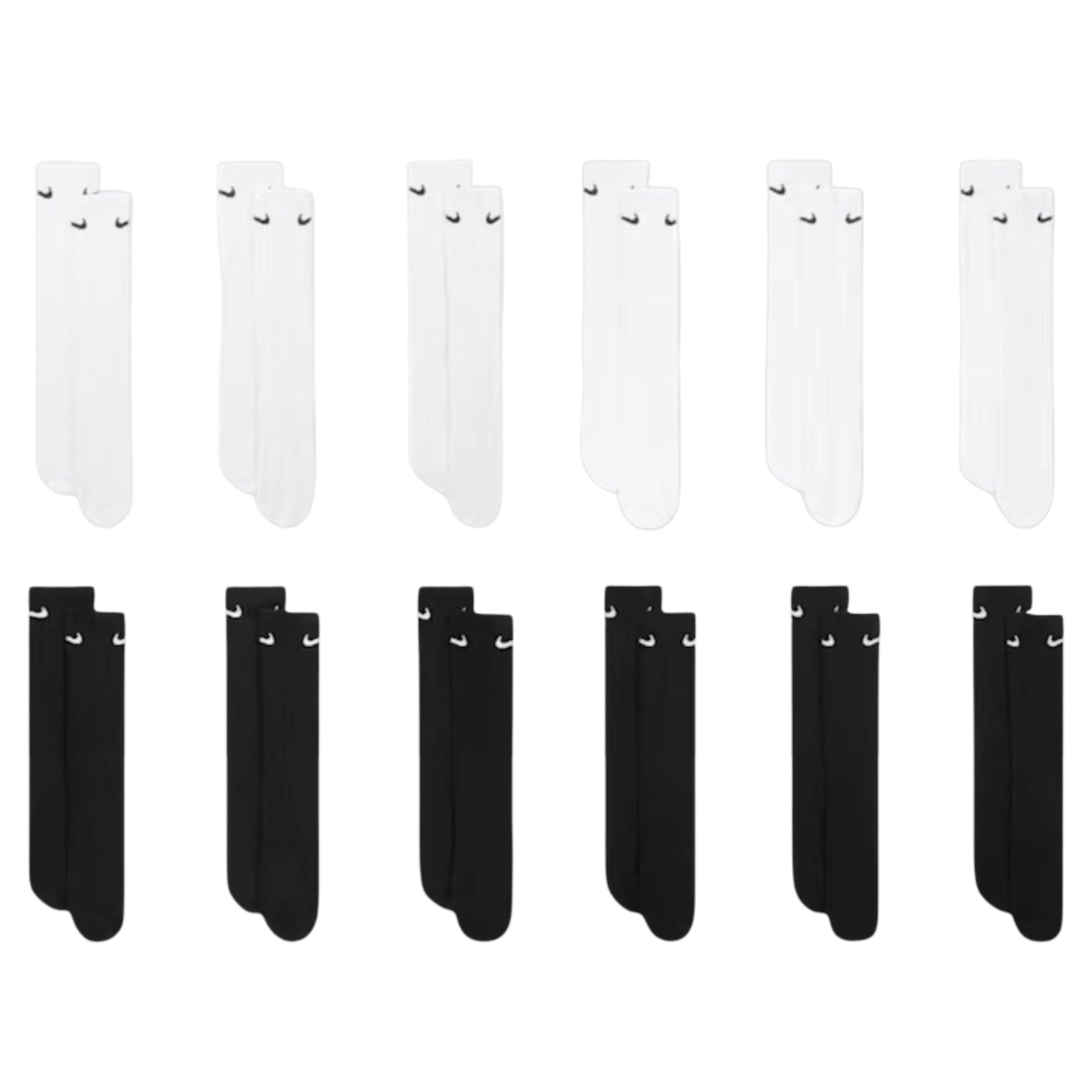 Nike Dri-FIT Everyday Cushioned High Training Crew Socks (6 Pack) | FOOT NINJAS {1}