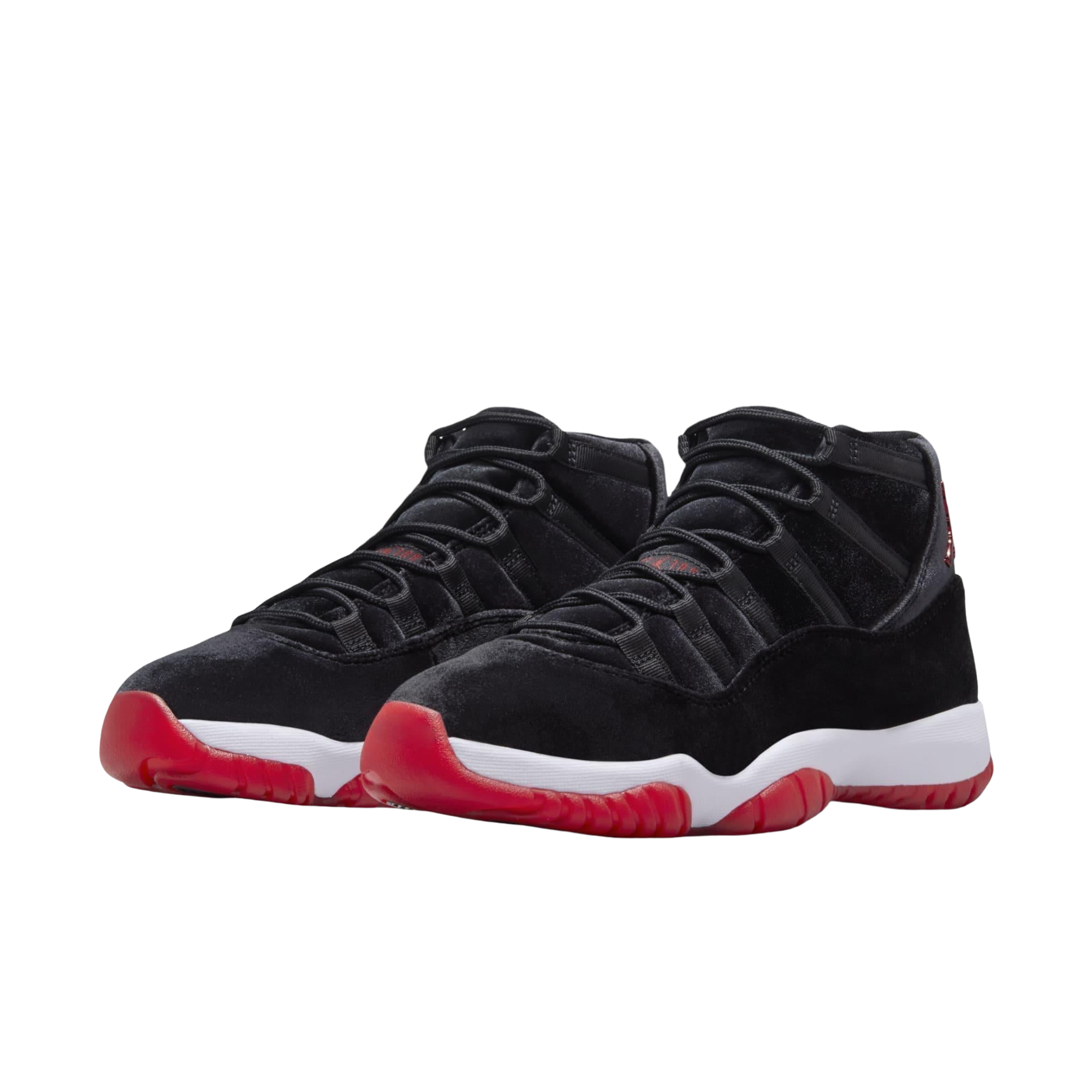 (Women's) Air Jordan 11 Retro "Bred Velvet" (2024) [DB5457-061] Sneakers in Black | FOOT NINJAS [3]