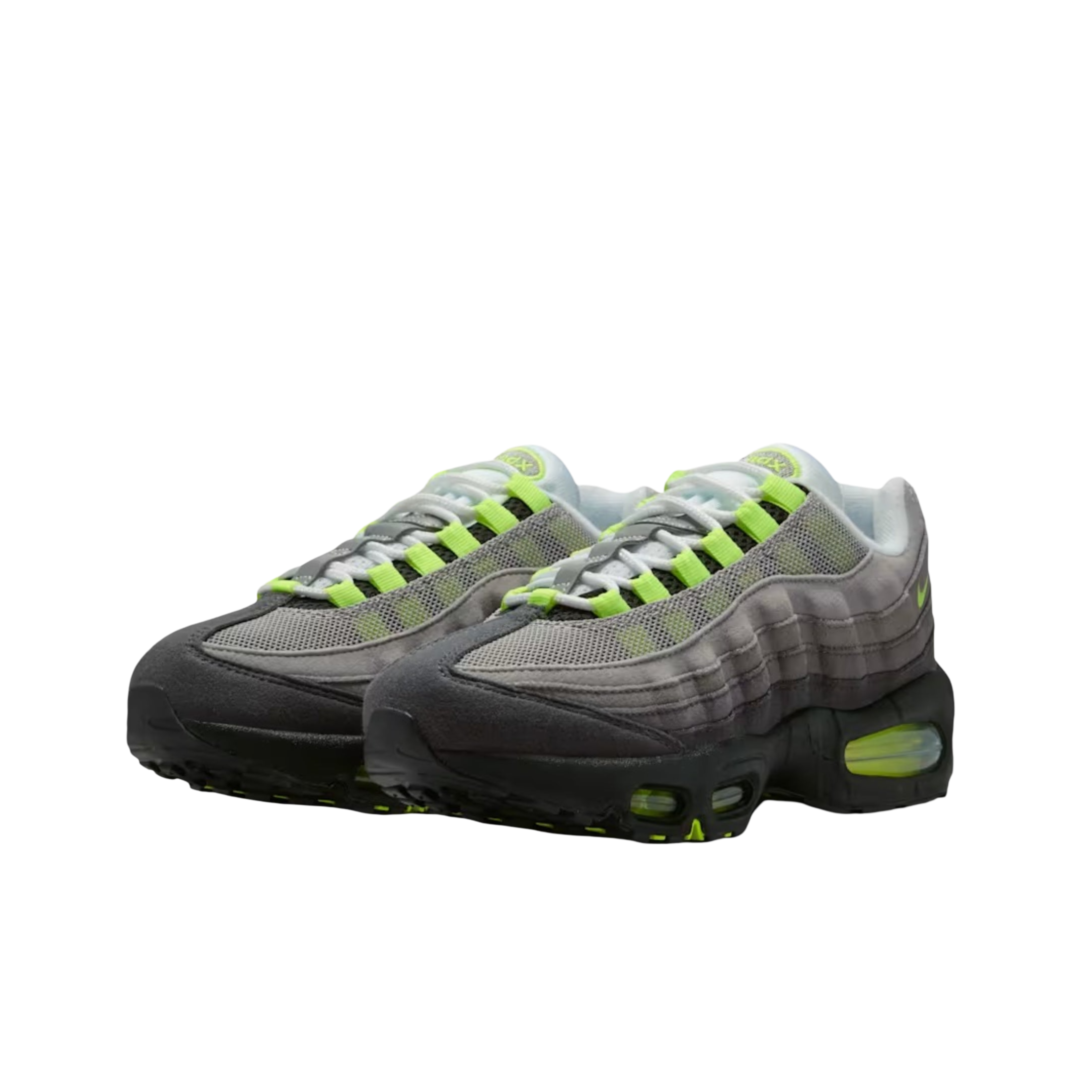 (GS) Nike Air Max 95 OG Big Bubble "Neon Yellow" (2026) [HF7054-050] Sneakers in Grey | FOOT NINJAS [3]