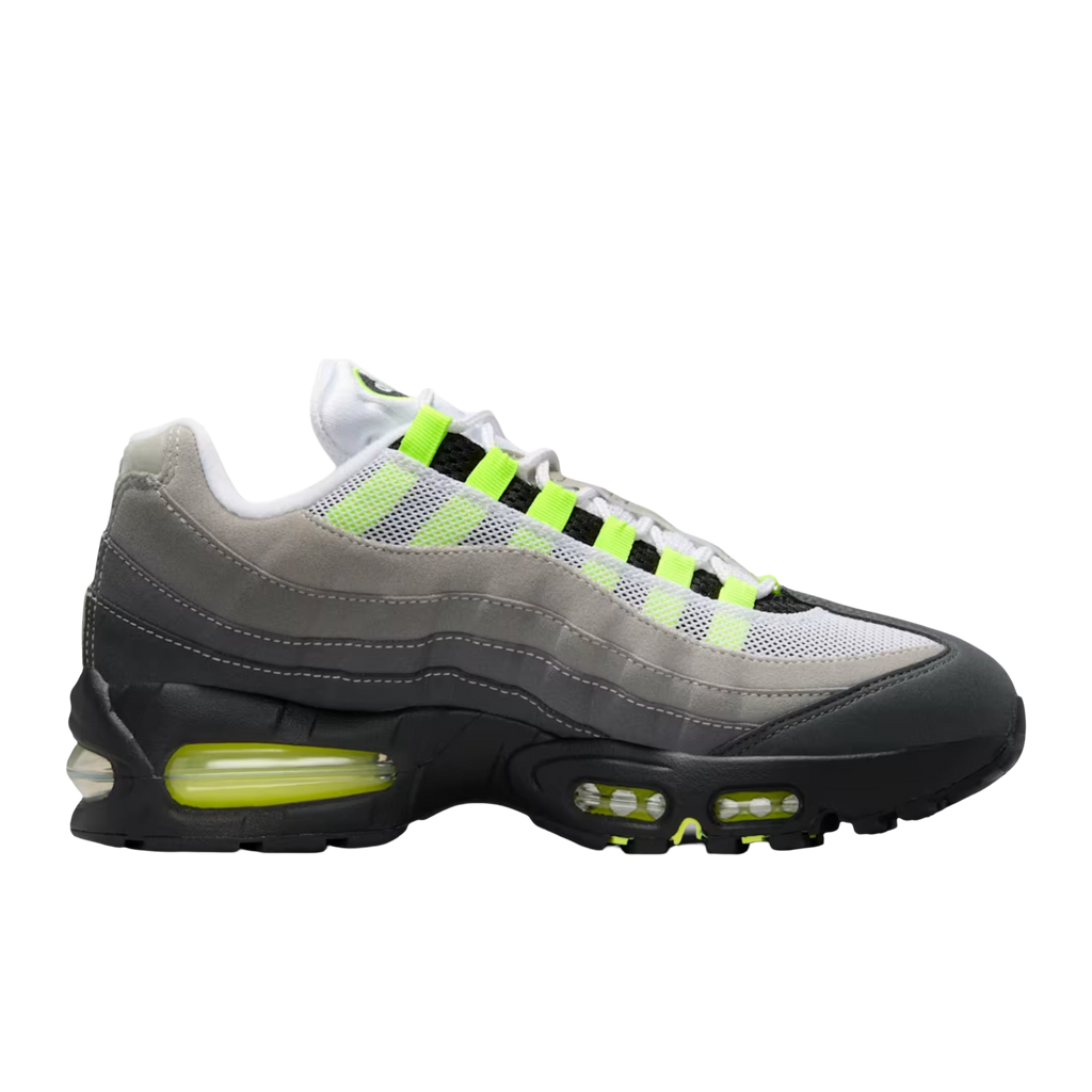(Women's) Nike Air Max 95 OG Big Bubble "Neon Yellow" (2026) [IO9926-001] Sneakers in Grey | FOOT NINJAS [2]