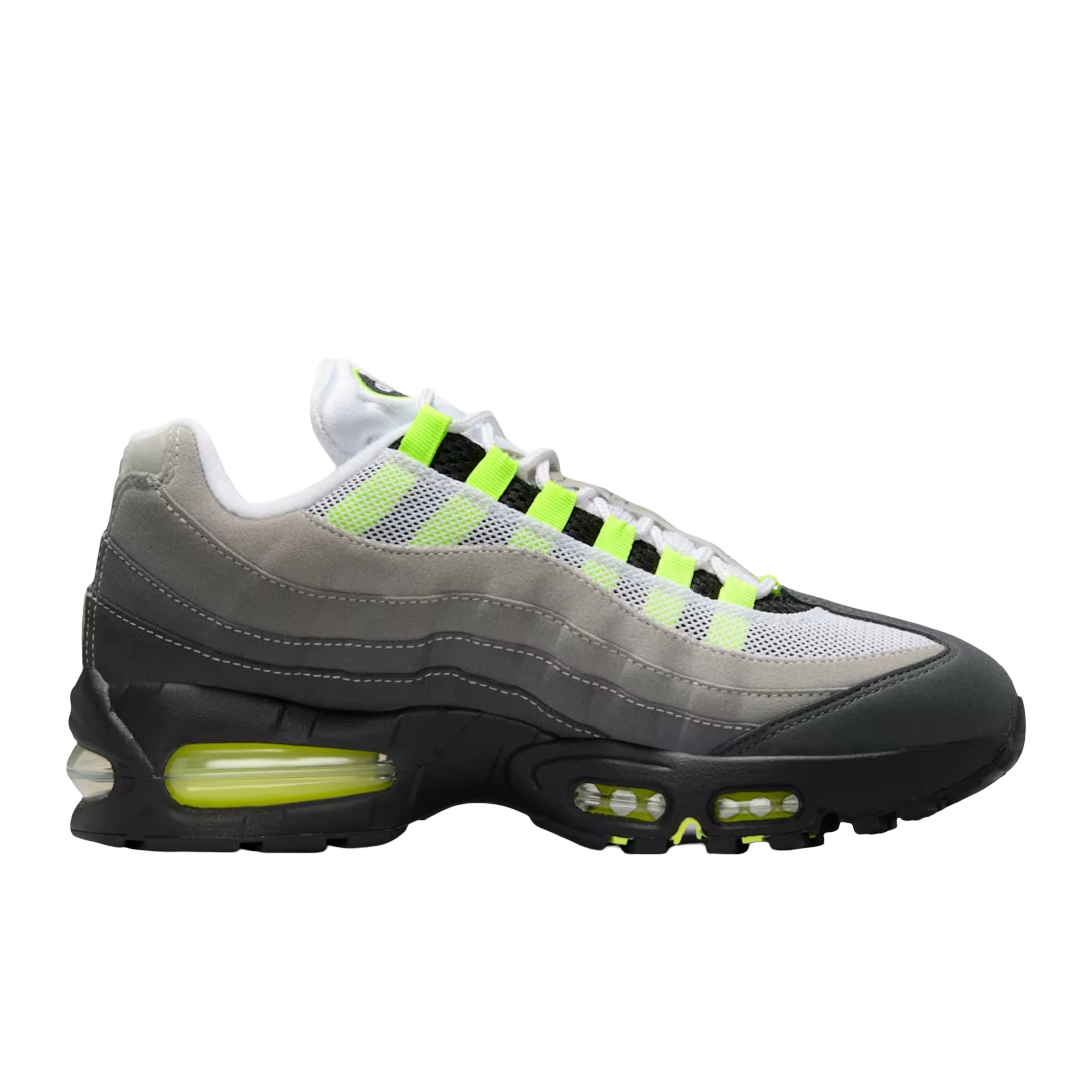 (Women's) Nike Air Max 95 OG Big Bubble "Neon Yellow" (2026) [IO9926-001] Sneakers in Grey | FOOT NINJAS [2]