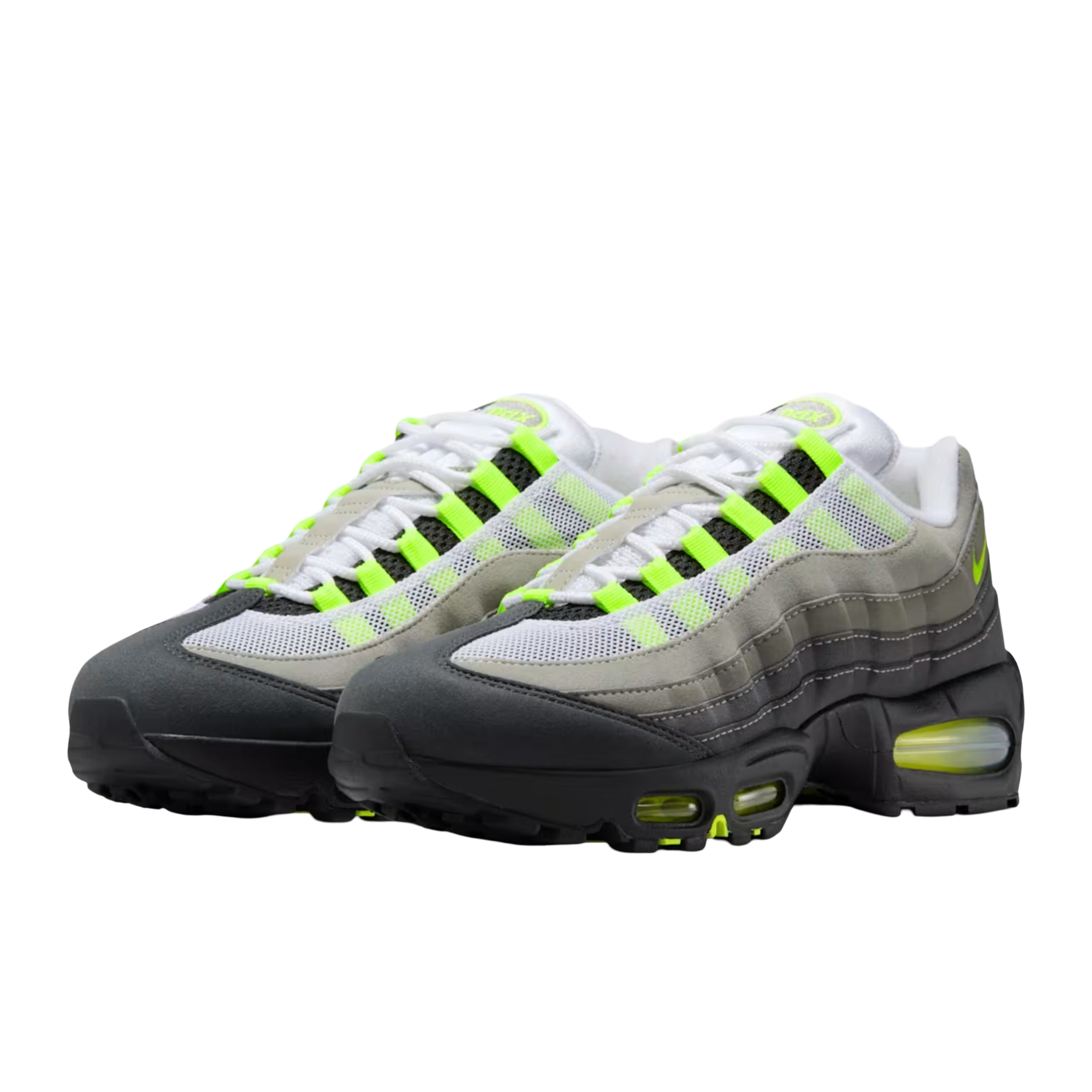 (Women's) Nike Air Max 95 OG Big Bubble "Neon Yellow" (2026) [IO9926-001] Sneakers in Grey | FOOT NINJAS [3]
