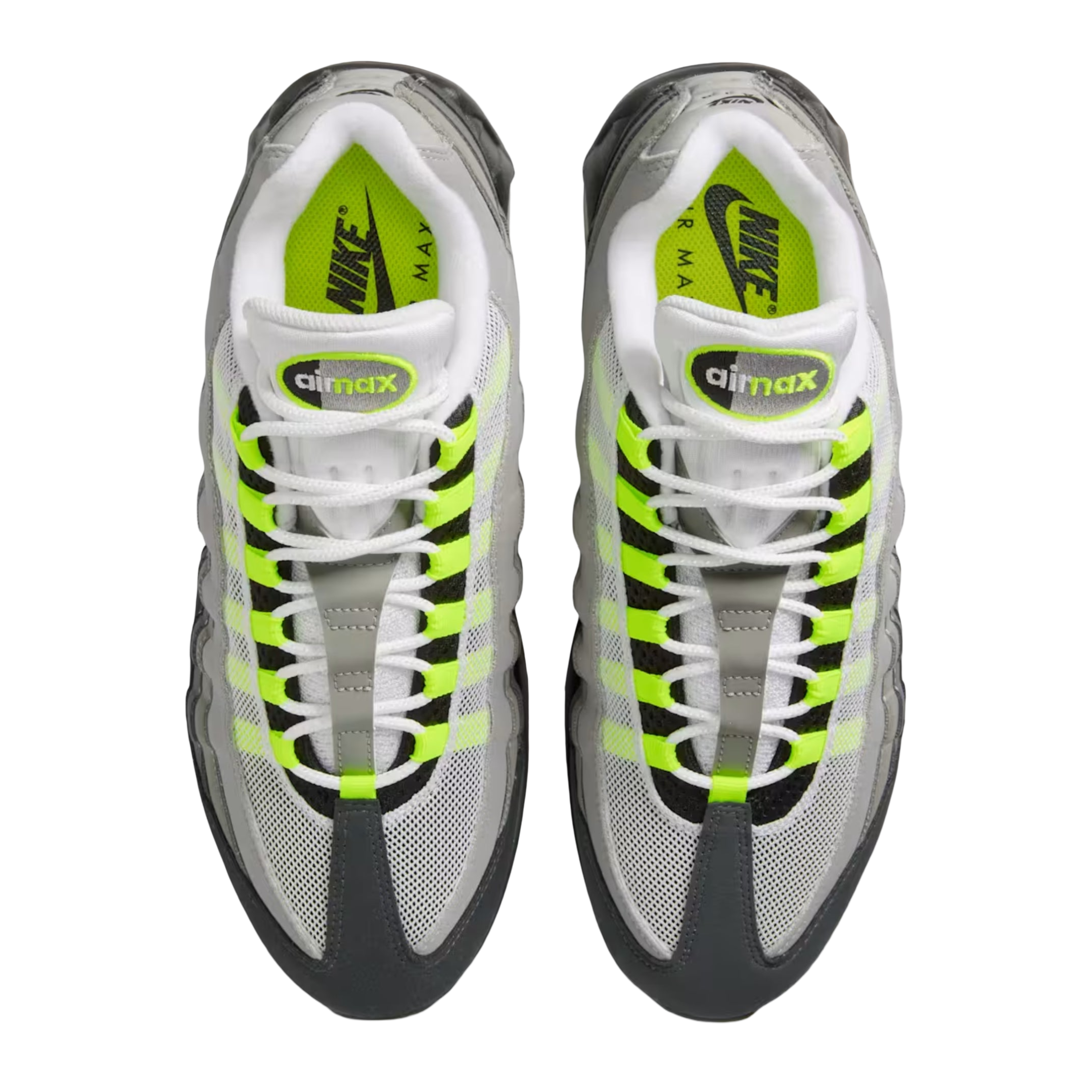 (Men's) Nike Air Max 95 OG "Big Bubble Neon" (2025/2026) [HM4740-001] Sneakers in Green | FOOT NINJAS [4]