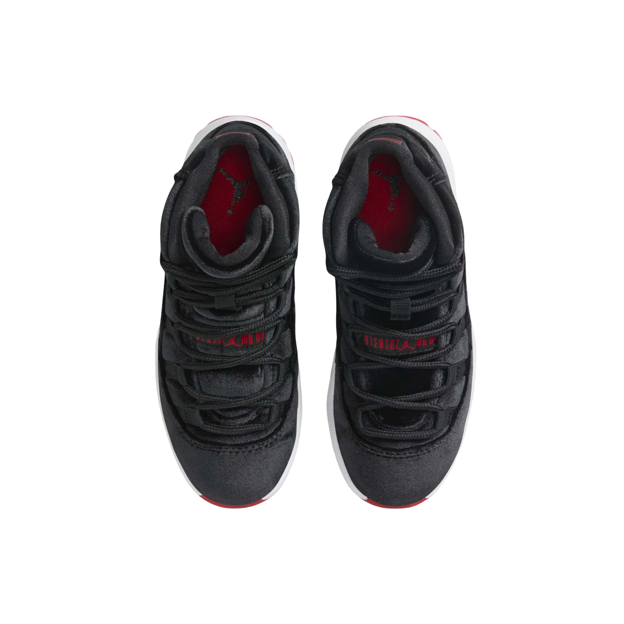 (PS) Air Jordan 11 Retro "Bred Velvet" (2024) [HF7807-061] Sneakers in Black | FOOT NINJAS [4]