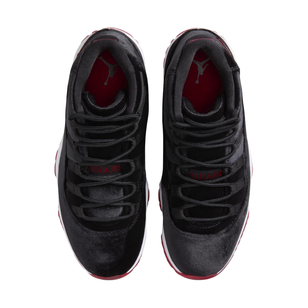 (Women's) Air Jordan 11 Retro "Bred Velvet" (2024) [DB5457-061] Sneakers in Black | FOOT NINJAS [4]