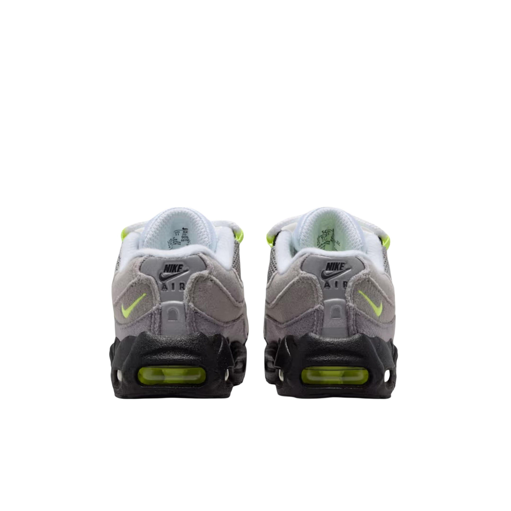 (TD) Nike Air Max 95 OG Big Bubble "Neon Yellow" (2026) [905462-050] Sneakers in Grey | FOOT NINJAS [5]