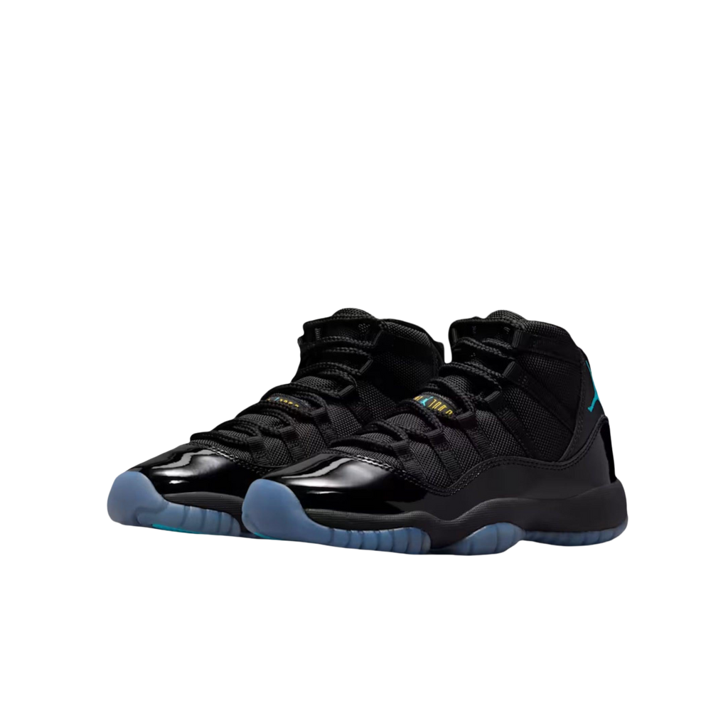 (GS) Air Jordan 11 Retro "Black / Gamma Blue" (2025) [378038-047] Sneakers in Black | FOOT NINJAS [3]