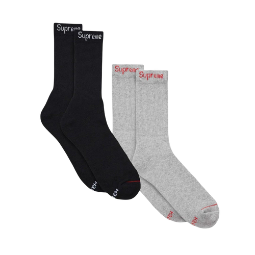 Supreme x Hanes Cushion Crew Socks (1 Single Pair of Socks) | FOOT NINJAS {2}