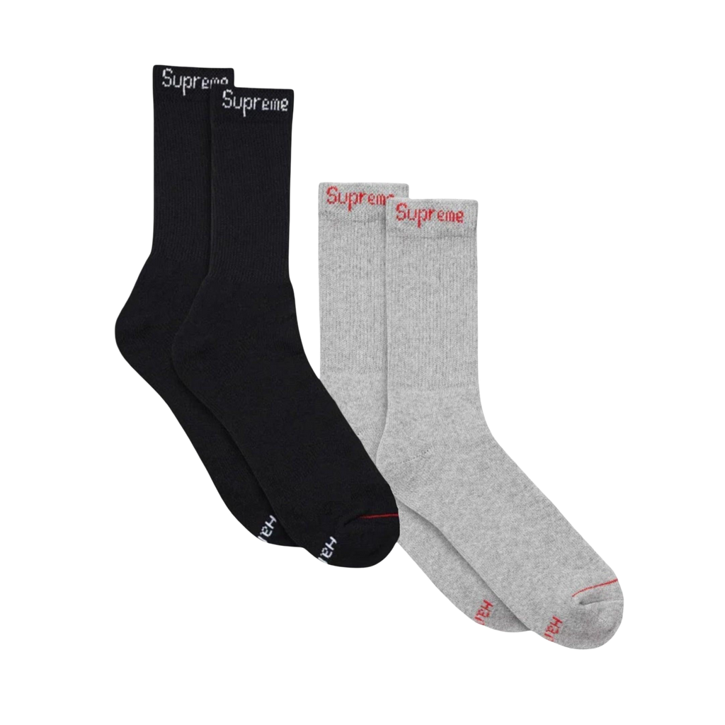 Supreme x Hanes Cushion Crew Socks (1 Single Pair of Socks) | FOOT NINJAS {7}