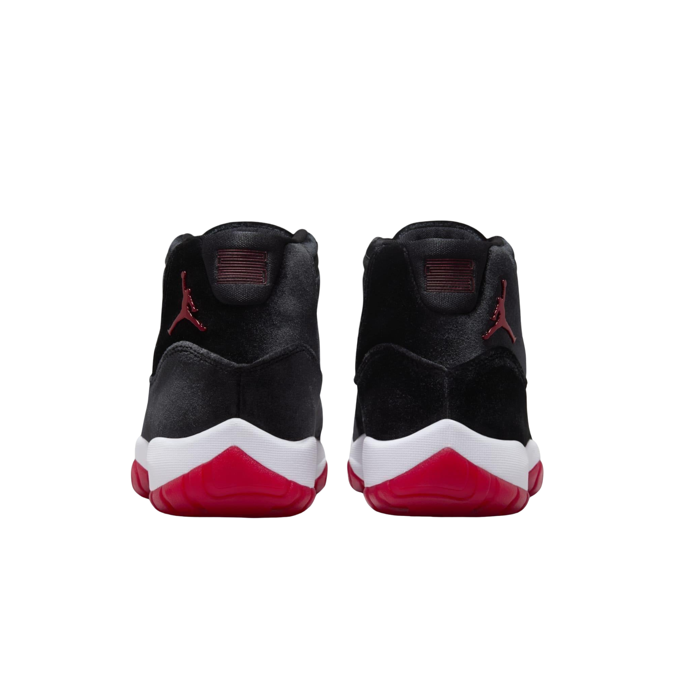 (Women's) Air Jordan 11 Retro "Bred Velvet" (2024) [DB5457-061] Sneakers in Black | FOOT NINJAS [5]