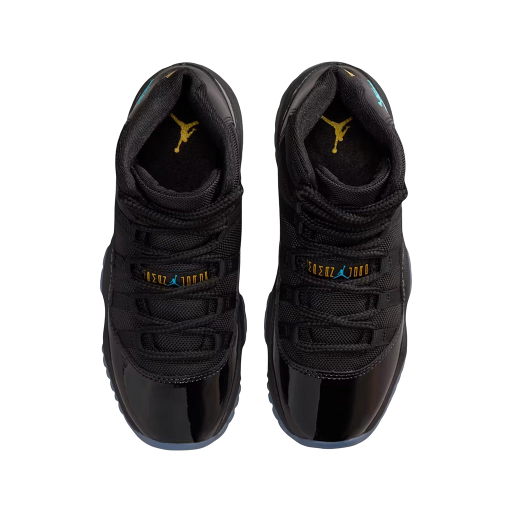 (GS) Air Jordan 11 Retro "Black / Gamma Blue" (2025) [378038-047] Sneakers in Black | FOOT NINJAS [4]