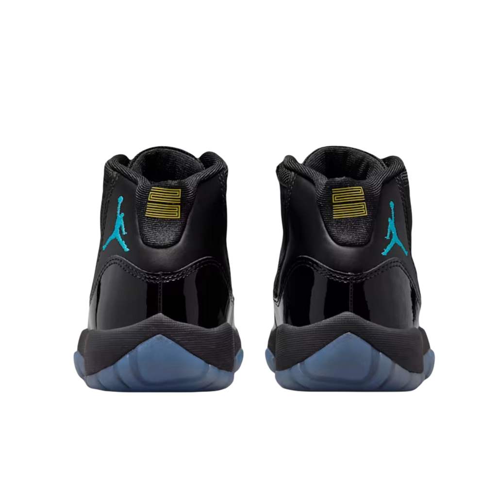 (GS) Air Jordan 11 Retro "Black / Gamma Blue" (2025) [378038-047] Sneakers in Black | FOOT NINJAS [5]