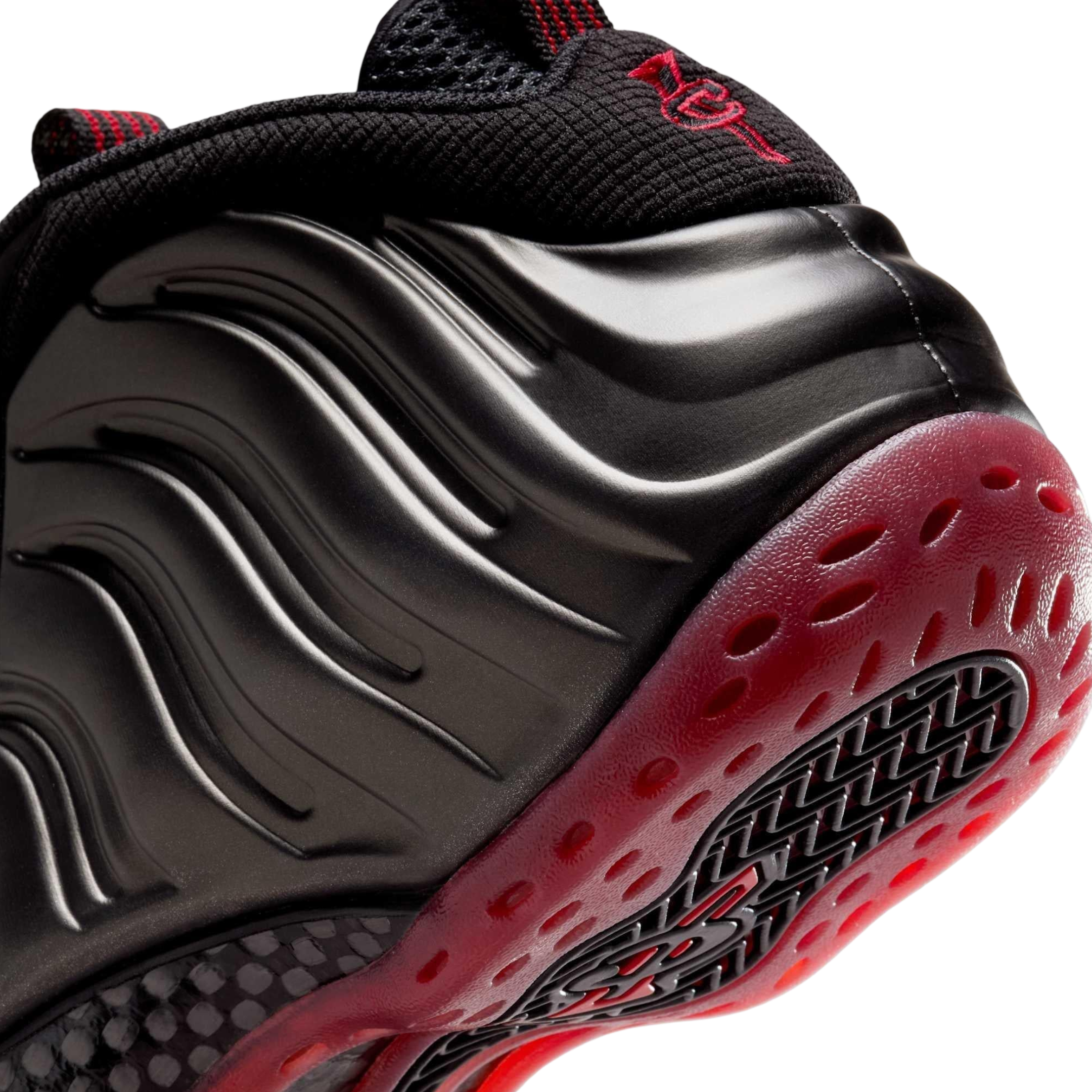 (Men's) Nike Air Foamposite One "Cough Drop / Bred" (2025) [IB2219-001] Sneakers in Black | FOOT NINJAS [8]