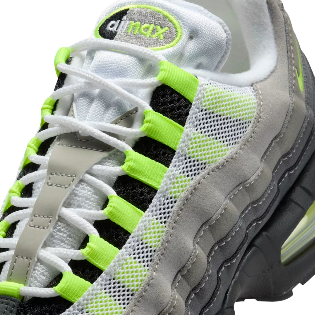 (Women's) Nike Air Max 95 OG Big Bubble "Neon Yellow" (2026) [IO9926-001] Sneakers in Grey | FOOT NINJAS [7]