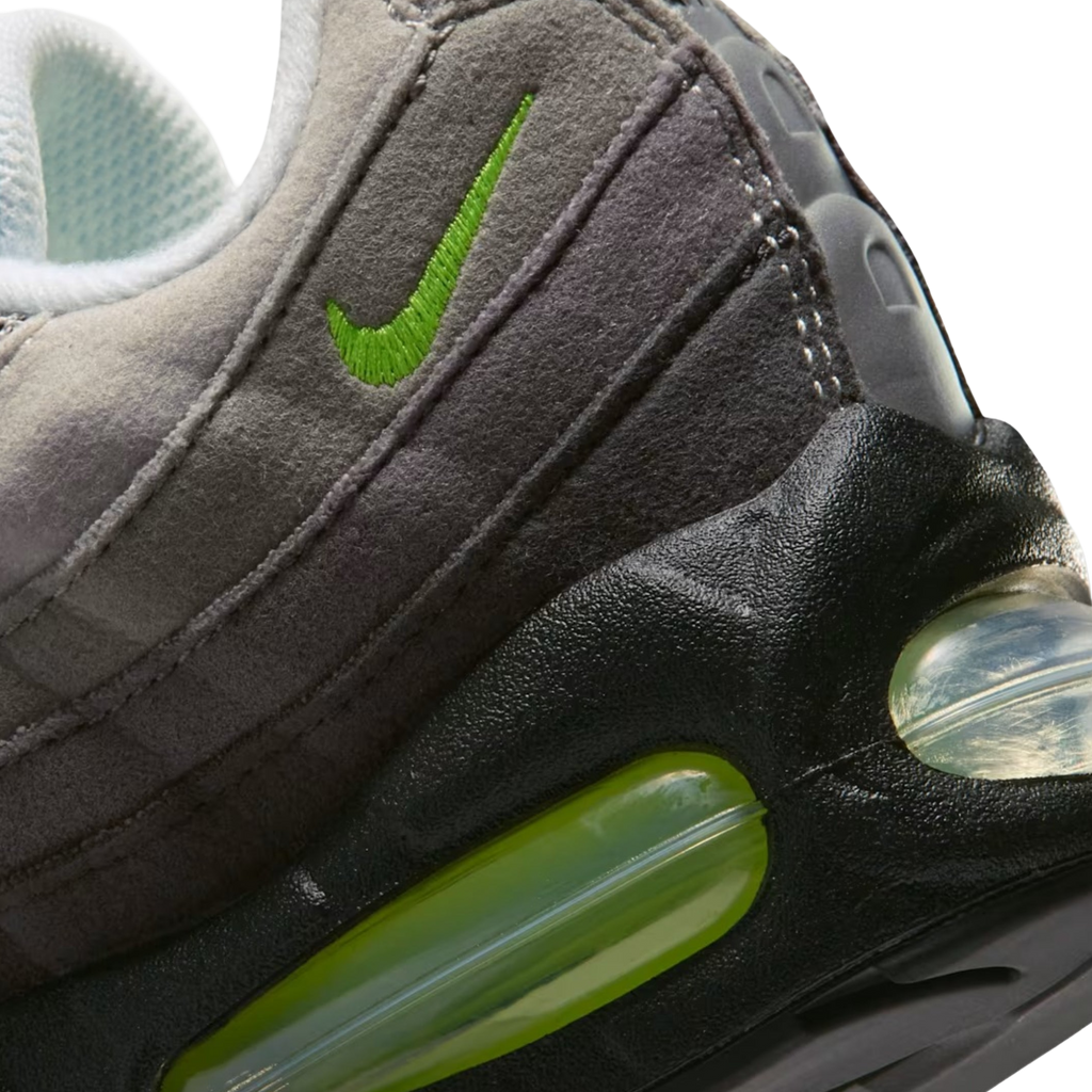 (GS) Nike Air Max 95 OG Big Bubble "Neon Yellow" (2026) [HF7054-050] Sneakers in Grey | FOOT NINJAS [8]