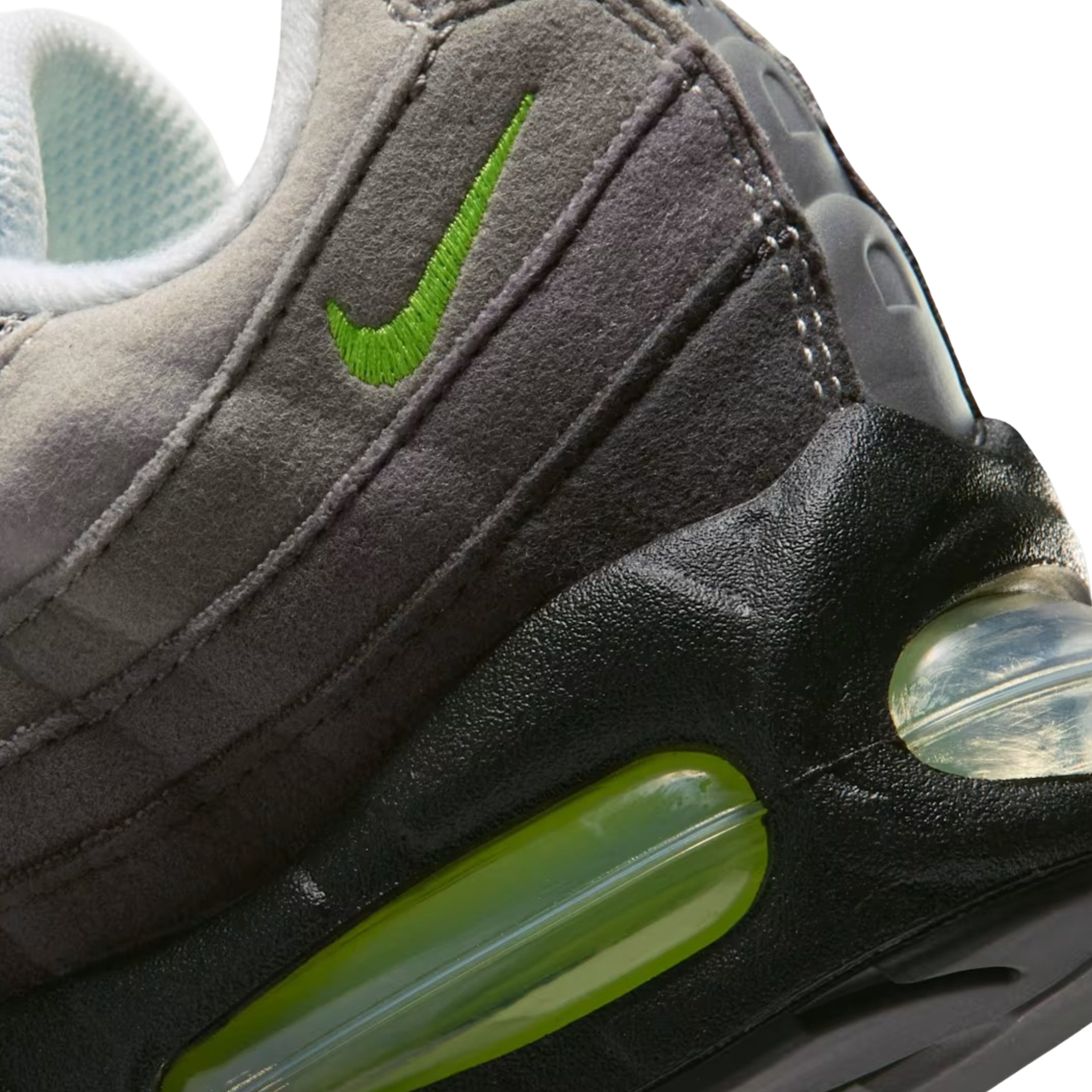 (GS) Nike Air Max 95 OG Big Bubble "Neon Yellow" (2026) [HF7054-050] Sneakers in Grey | FOOT NINJAS [8]