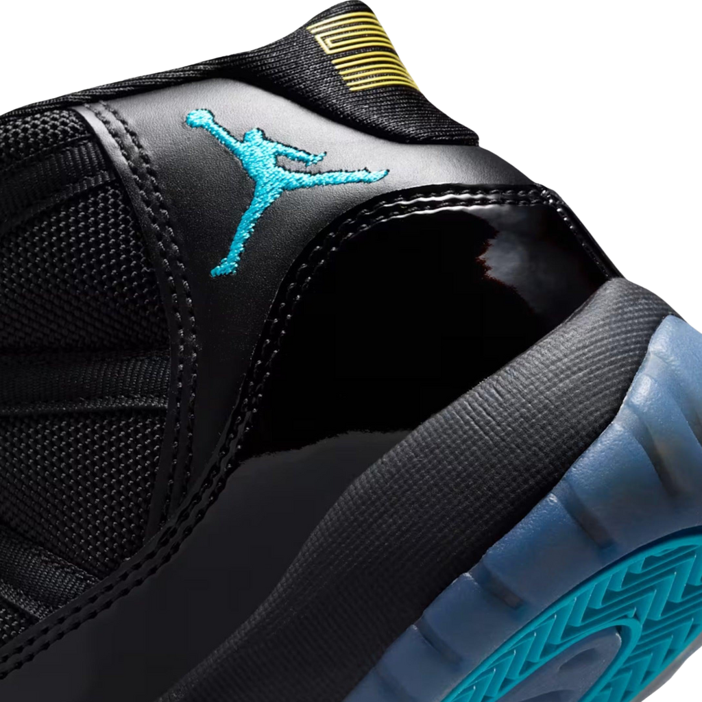 (GS) Air Jordan 11 Retro "Black / Gamma Blue" (2025) [378038-047] Sneakers in Black | FOOT NINJAS [8]